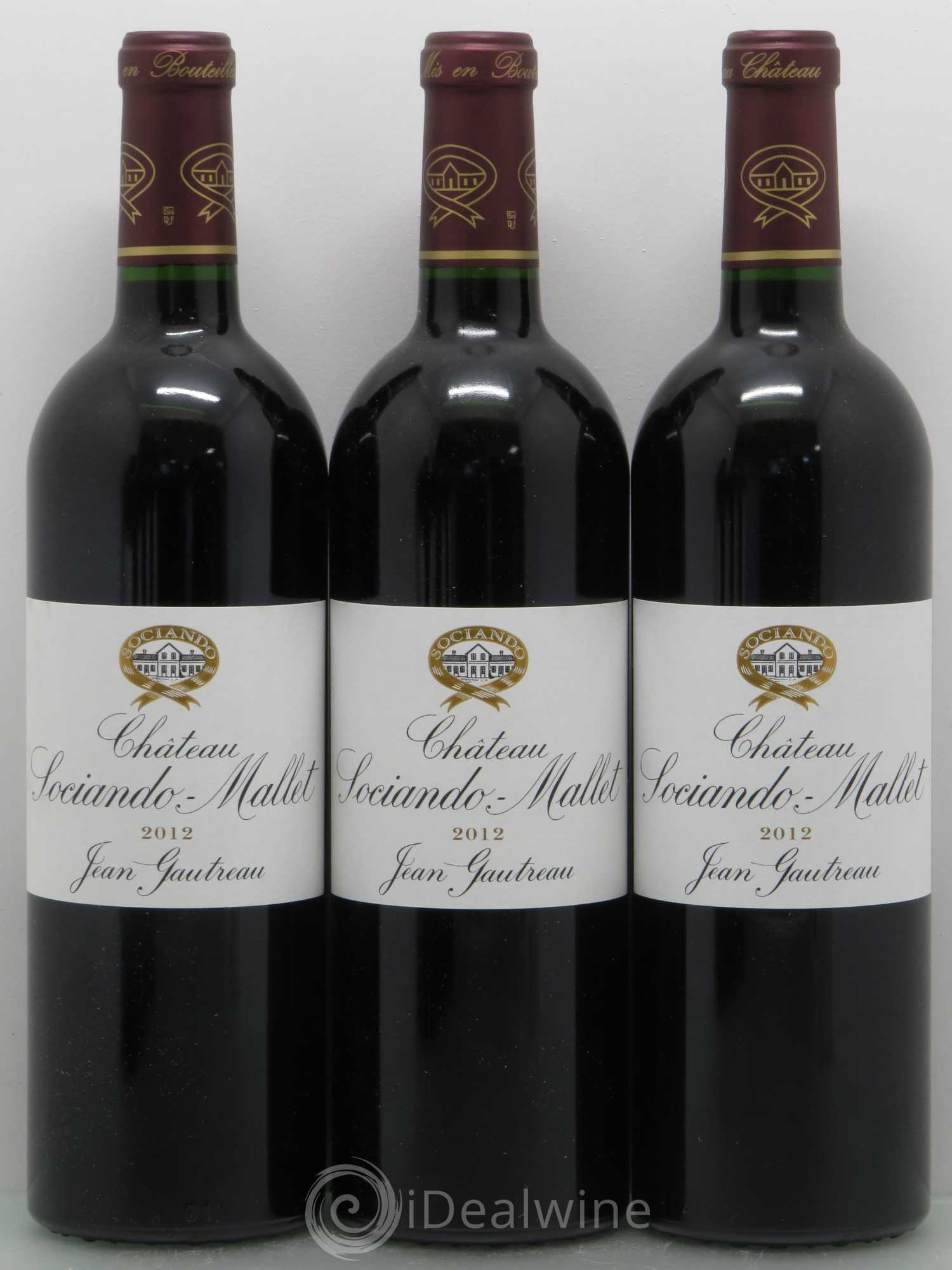 Château Sociando Mallet 2012 - Lot de 6 bouteilles - 1