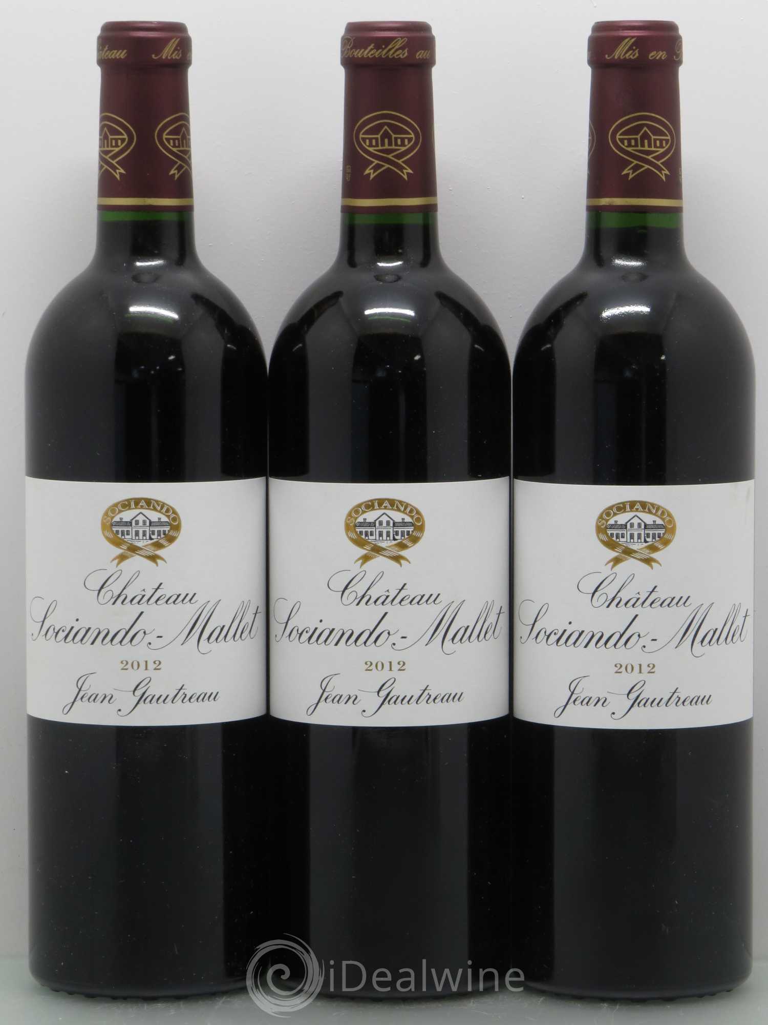 Château Sociando Mallet 2012 - Lot de 6 bouteilles - 2