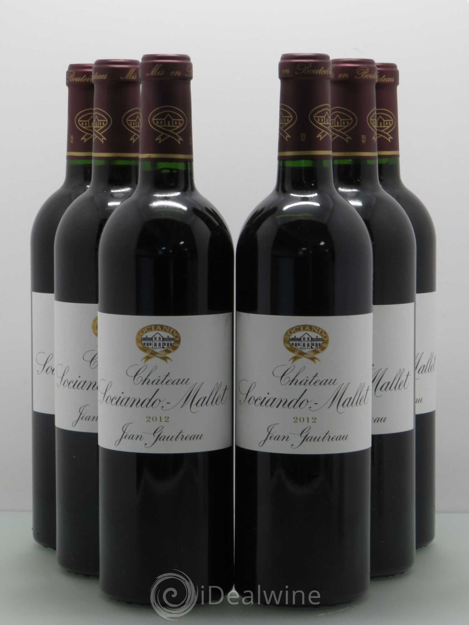 Château Sociando Mallet 2012 - Lot de 6 bouteilles - 0