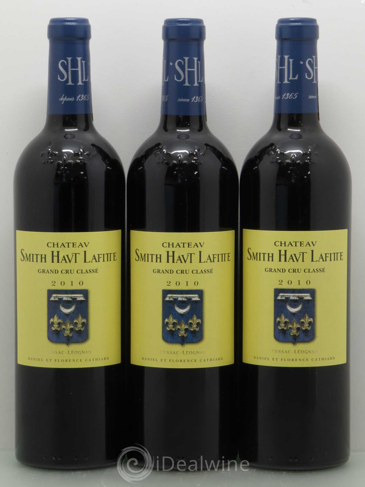 Château Smith Haut Lafitte Cru Classé de Graves 2010 - Lot de 3 bouteilles - 0