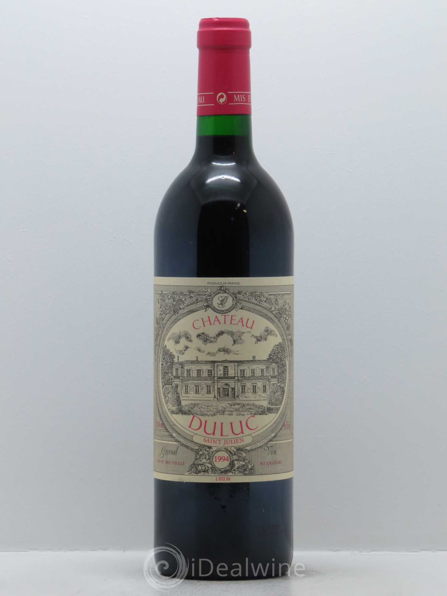 Duluc de Branaire Second Vin 1994 - Lot de 1 bouteille - 0