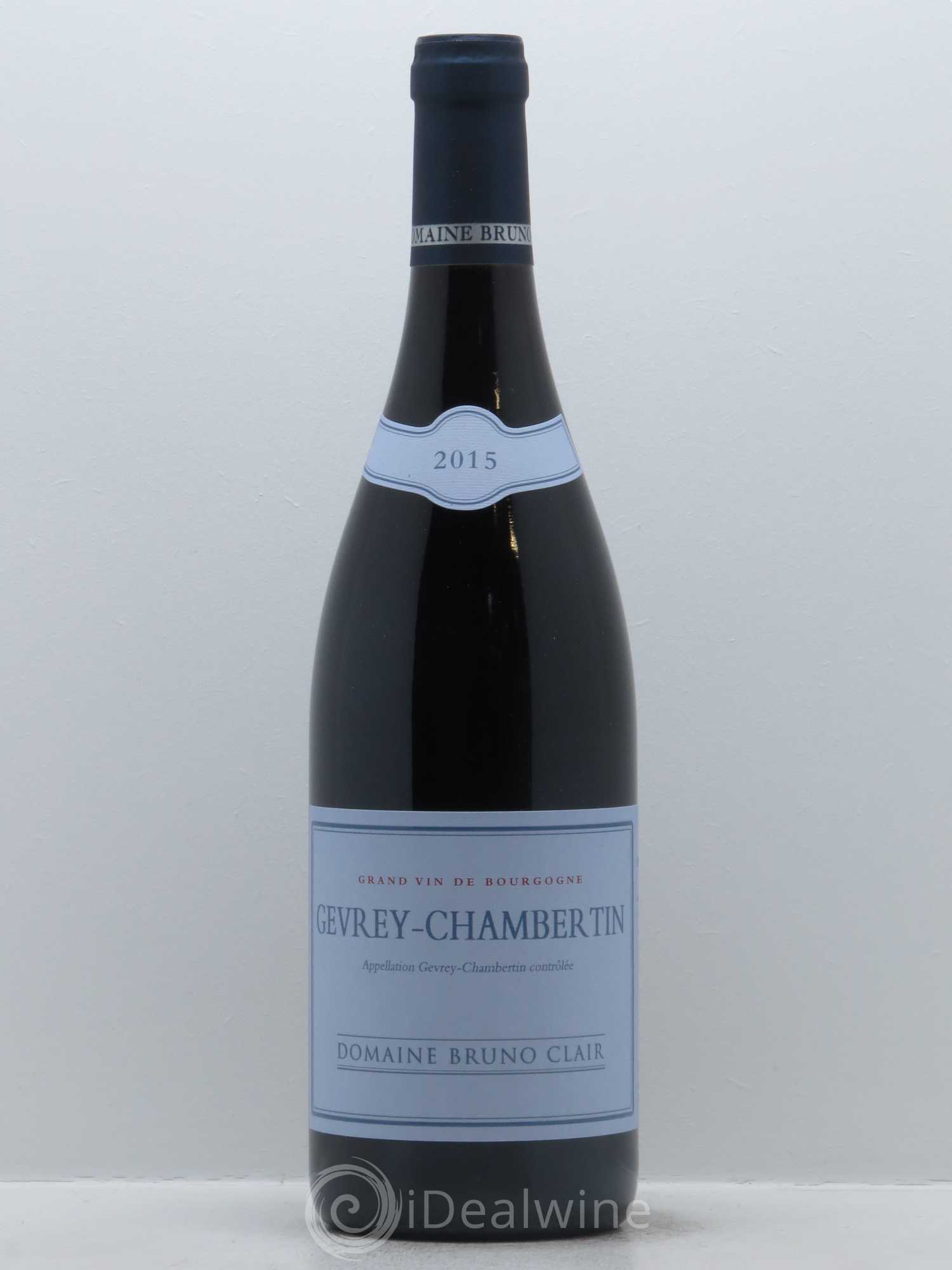 Gevrey-Chambertin Bruno Clair (Domaine) 2015 - Lot de 1 bouteille - 0
