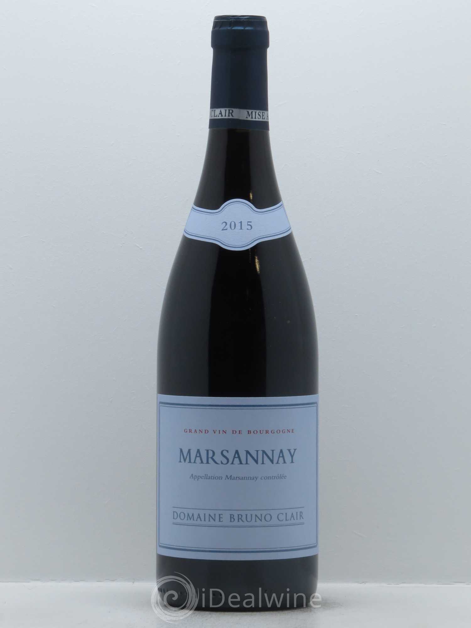 Marsannay Bruno Clair (Domaine) 2015 - Lot de 1 bouteille - 0