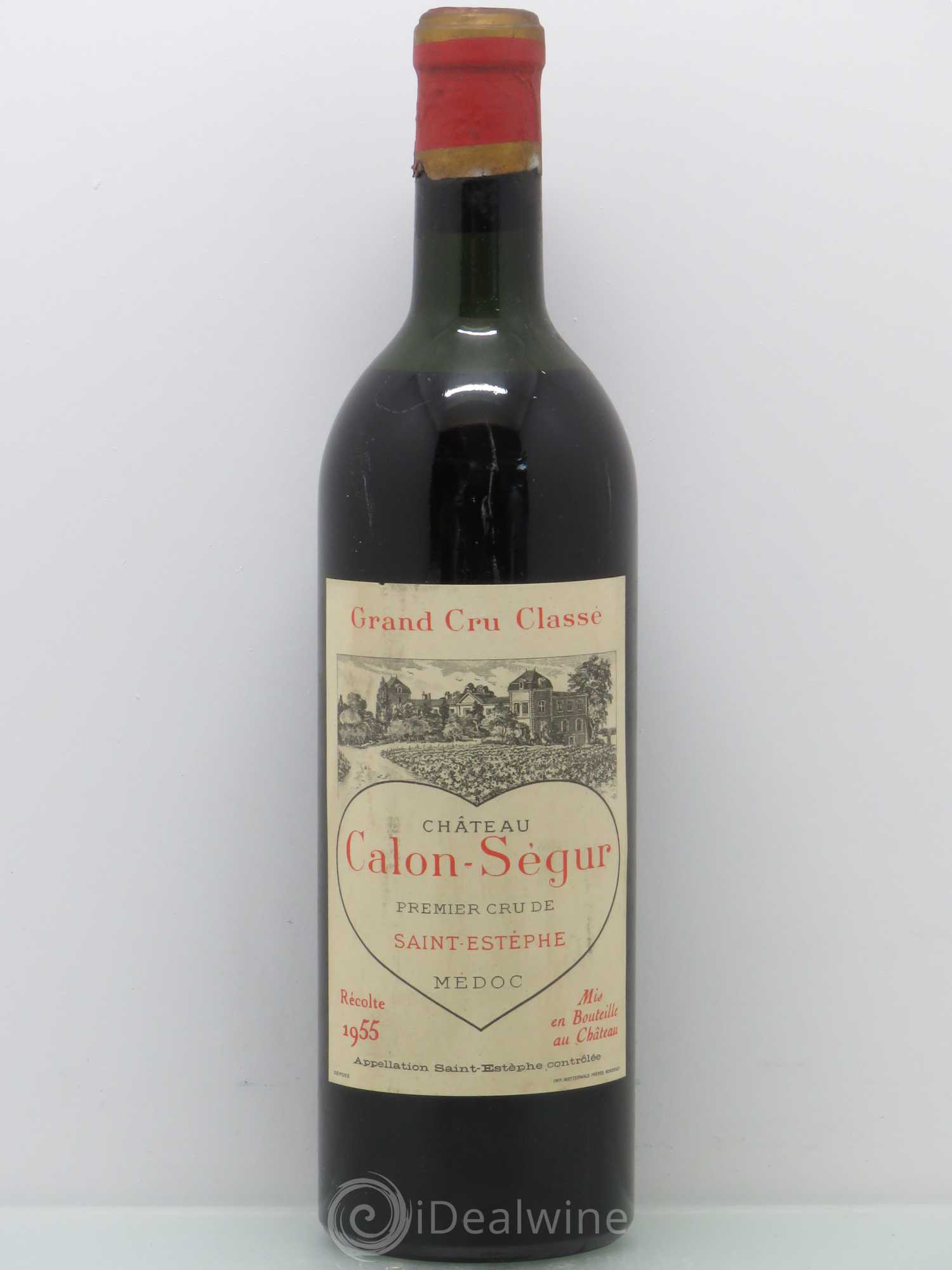 Château Calon Ségur 3ème Grand Cru Classé 1955 - Lot de 1 bouteille - 0