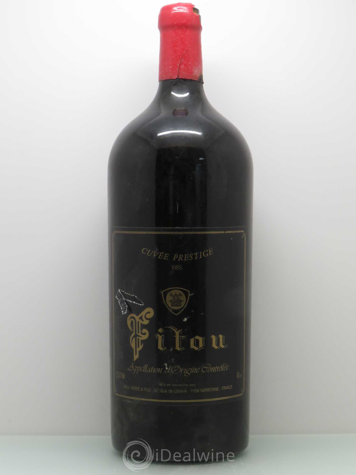 Languedoc Fitou Grande Cuvée Prestige - P. Herpe 1985 - Posten von 1 Imperiale - 0