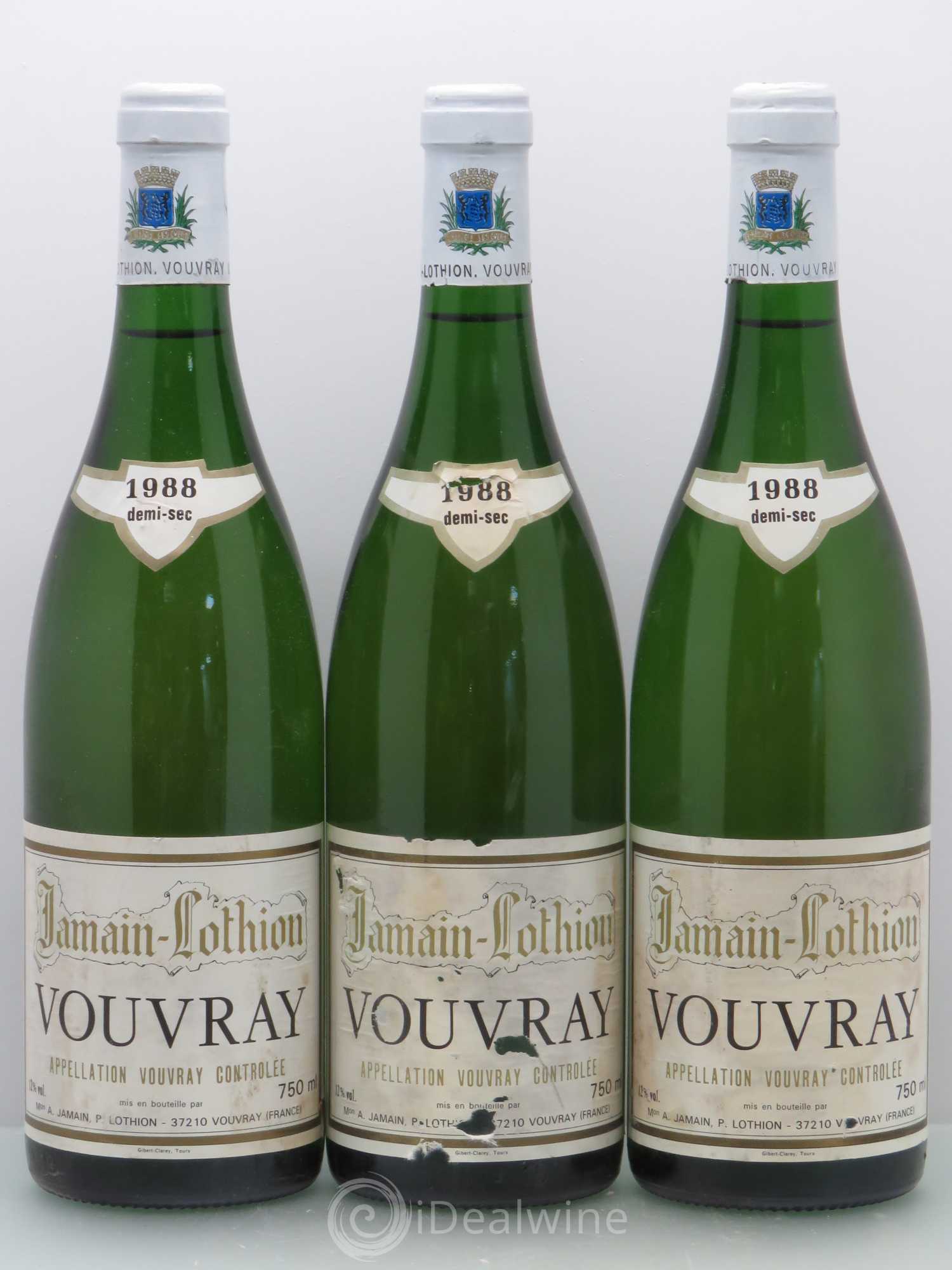 Vouvray Jamain Lothion 1988 - Lot de 6 bouteilles - 2
