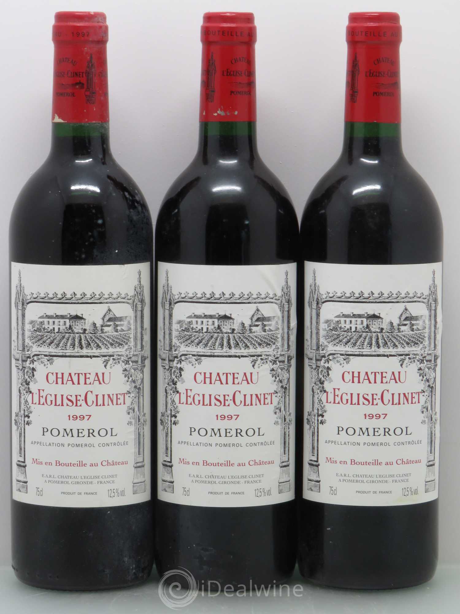 Château l' Église Clinet 1997 - Lot de 3 bouteilles - 0