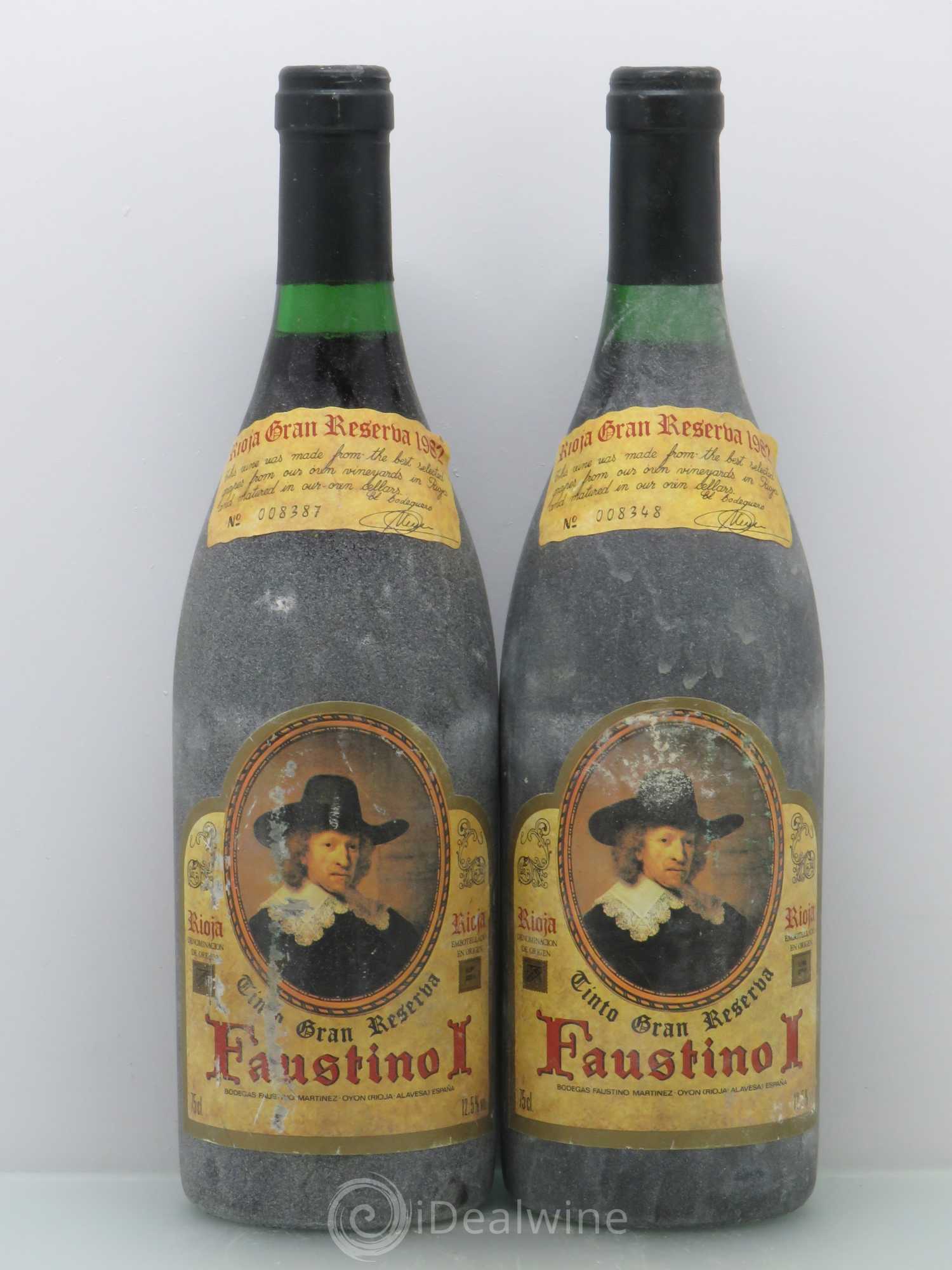 Rioja DOCA Faustino I Gran Riserva Torres 1982 - Lotto di 2 bottiglie - 0