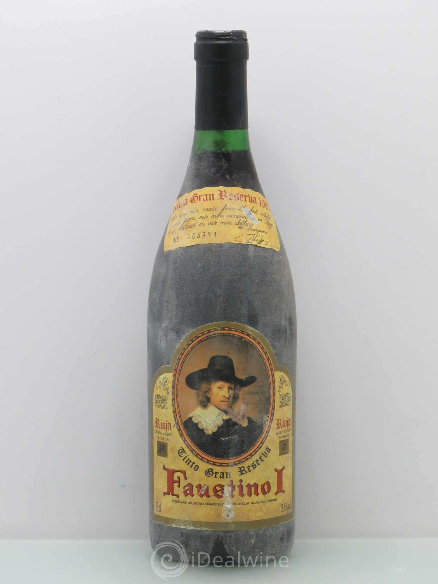 Rioja DOCA Faustino I Gran Riserva Torres 1982 - Lot of 1 bottle - 0