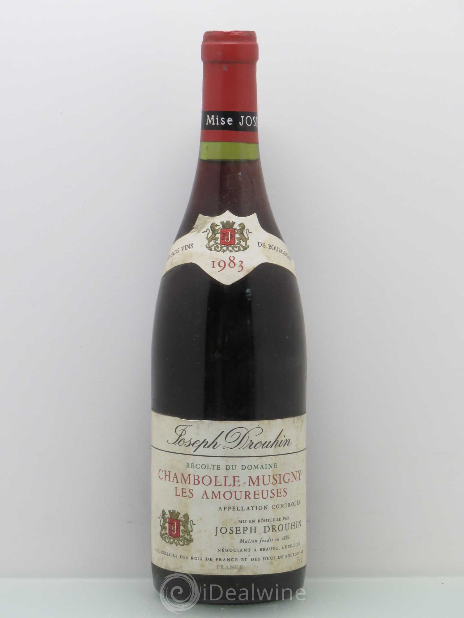Chambolle-Musigny 1er Cru Les Amoureuses Joseph Drouhin 1983 - Lot de 1 bouteille - 0