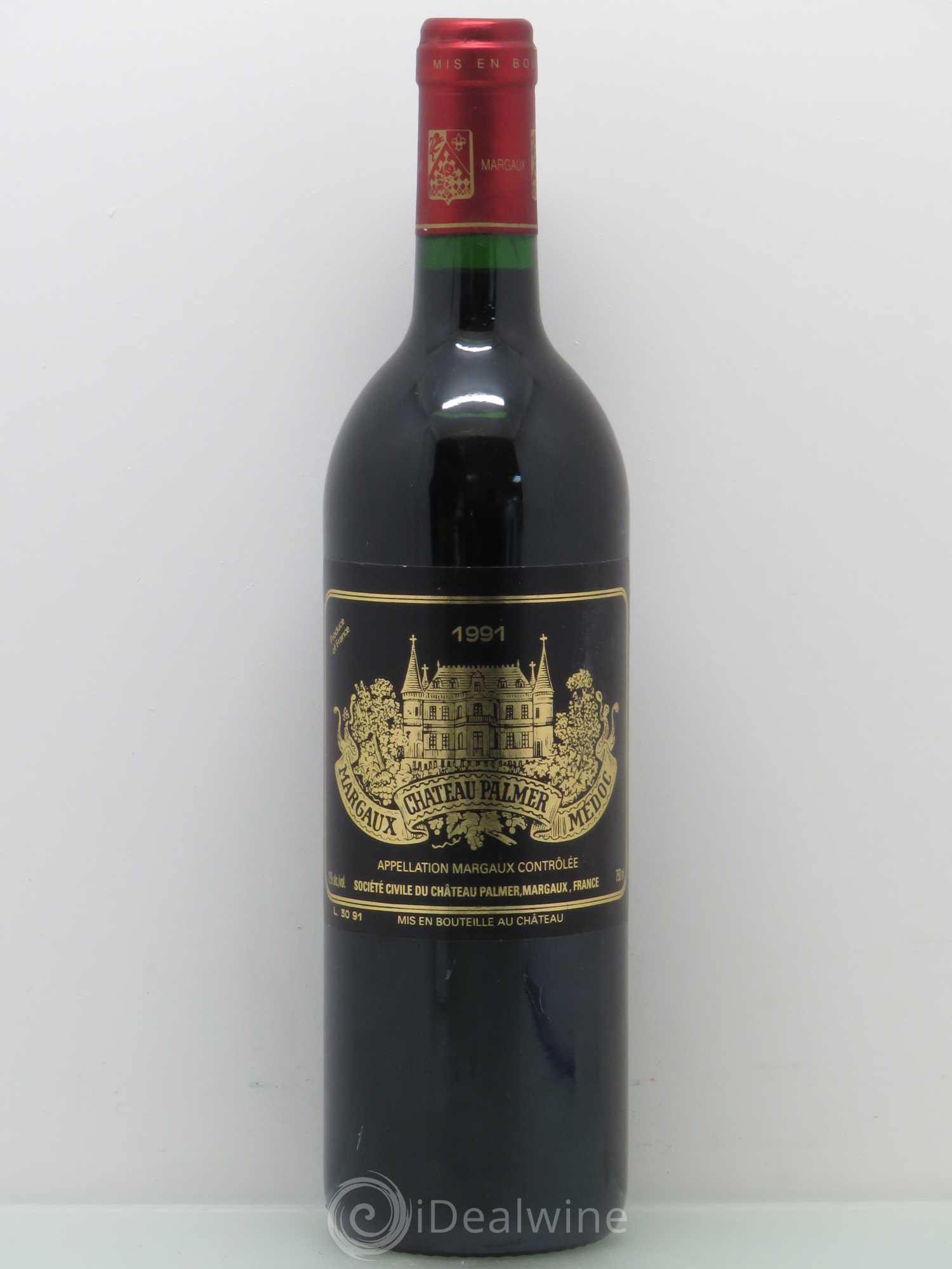 Château Palmer 3ème Grand Cru Classé 1991 - Lot de 1 bouteille - 0
