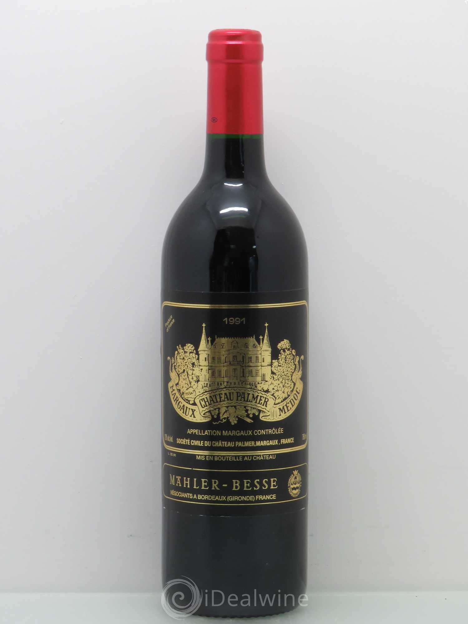 Château Palmer 3ème Grand Cru Classé 1991 - Lot de 1 bouteille - 0