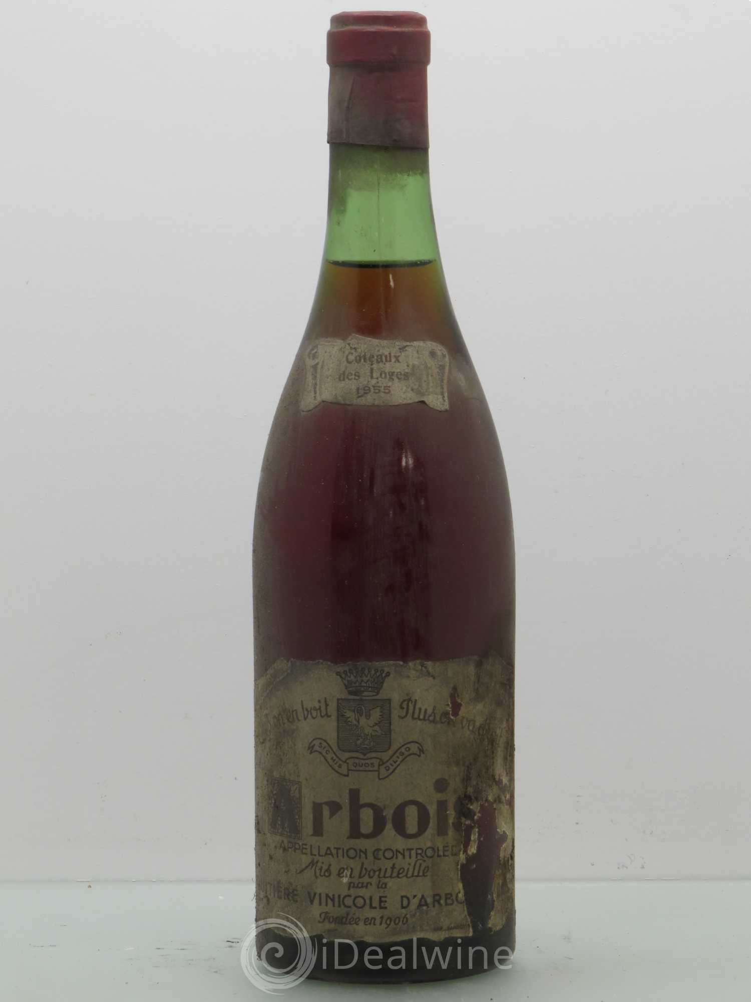 Arbois Coteaux des Loges - Frutière Vinicole d'Arbois 1955 - Posten von 1 Flasche - 0