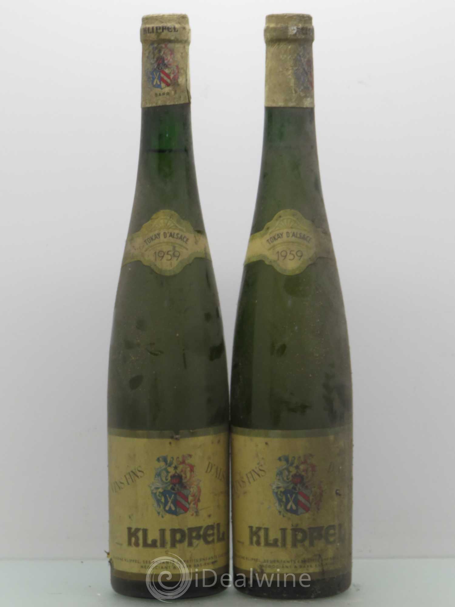 Alsace Tokay - Vin de Klipfel 1959 - Posten von 2 Flaschen - 0
