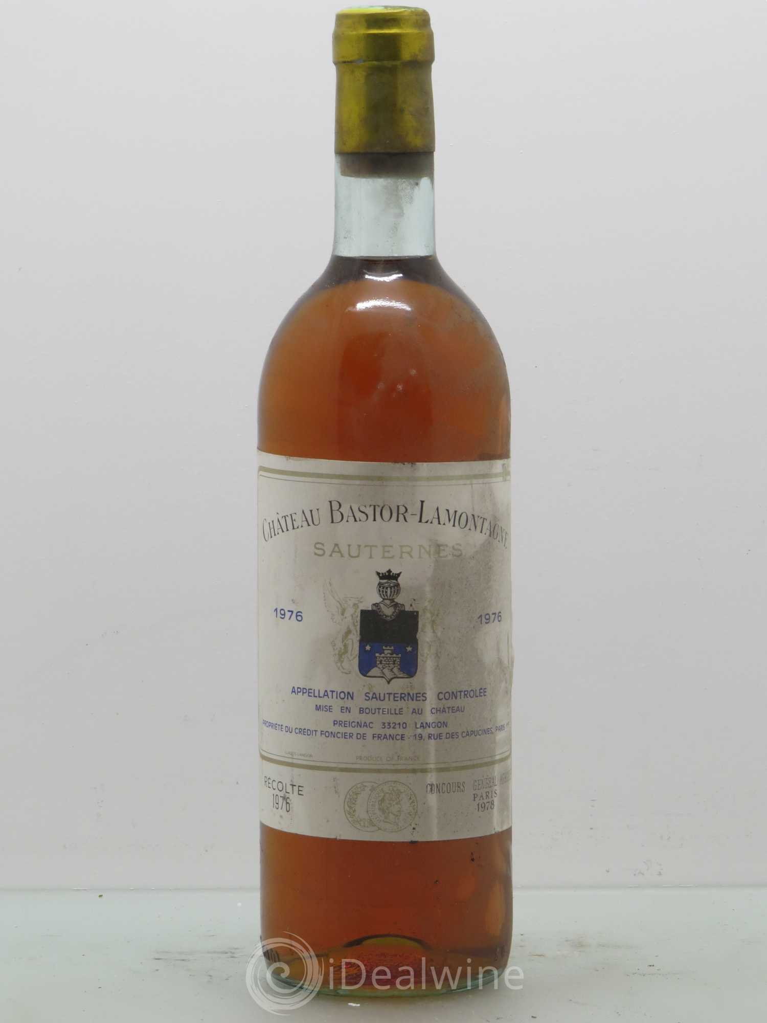 Château Bastor Lamontagne 1976 - Lotto di 1 bottiglia - 0