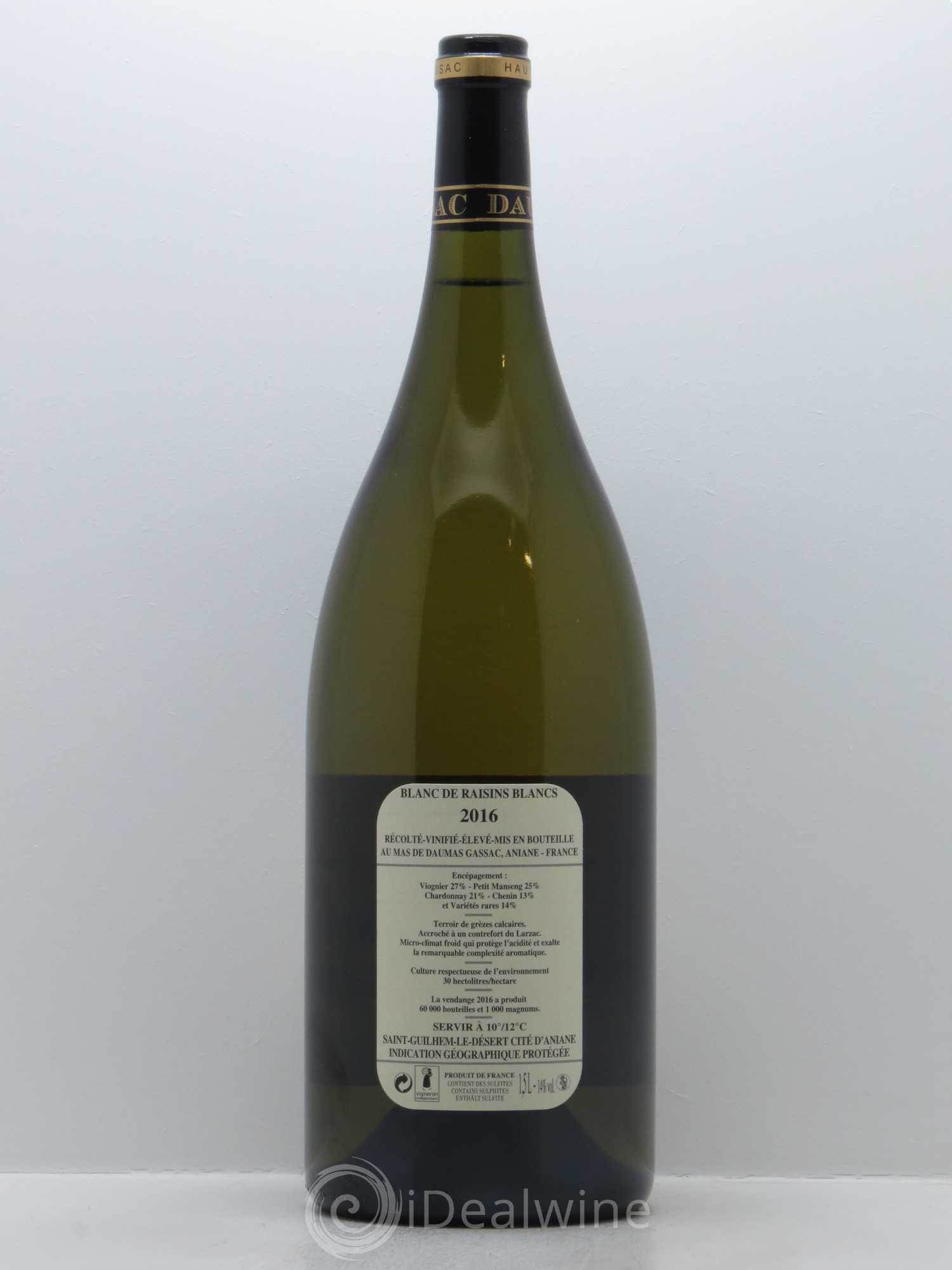 Saint-Guilhem-le-Désert - Cité d'Aniane Mas Daumas Gassac Famille Guibert de La Vaissière 2016 - Lot de 1 magnum - 1