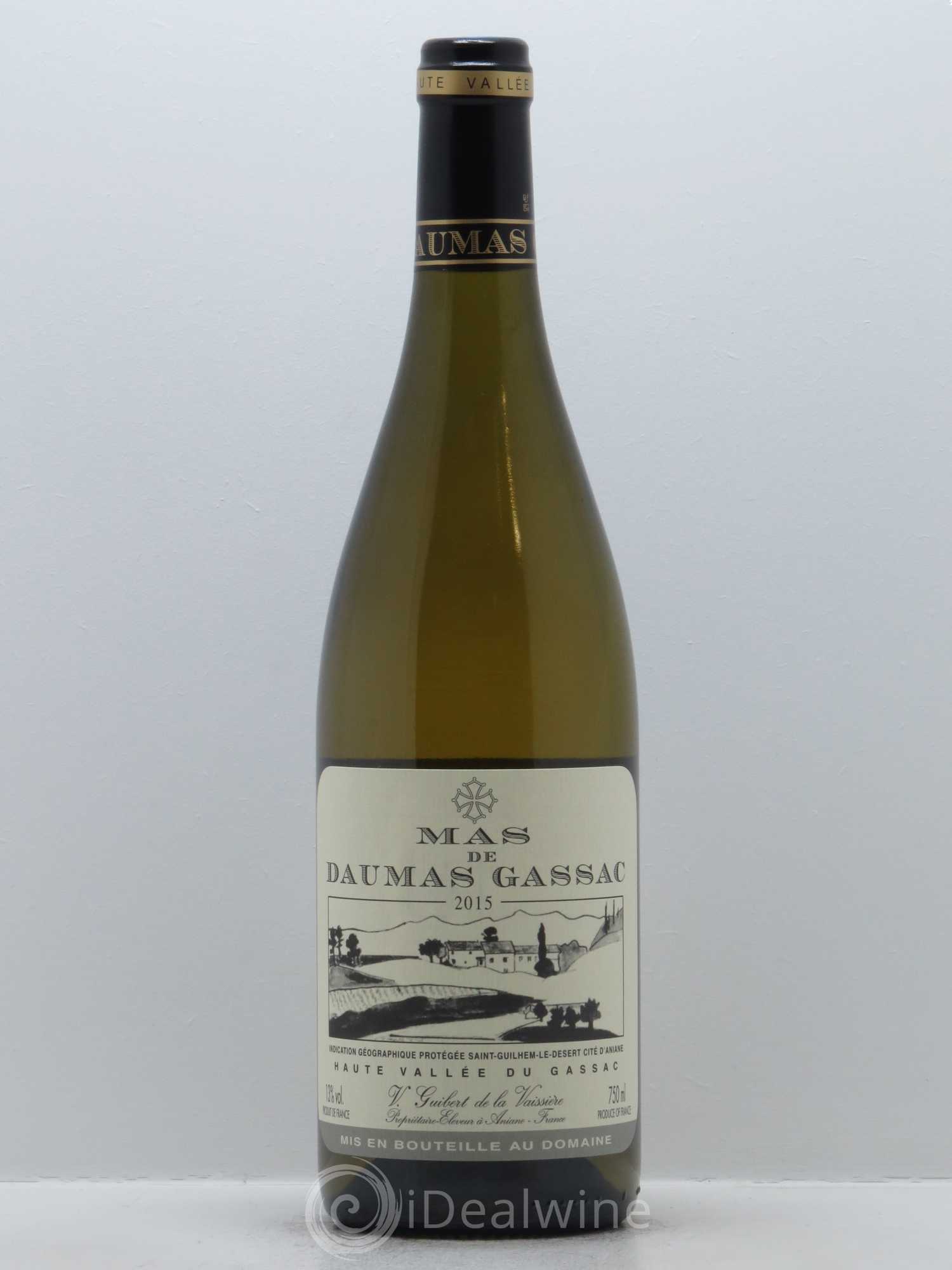 Saint-Guilhem-le-Désert - Cité d'Aniane Mas Daumas Gassac Famille Guibert de La Vaissière 2015 - Lot de 1 bouteille - 0