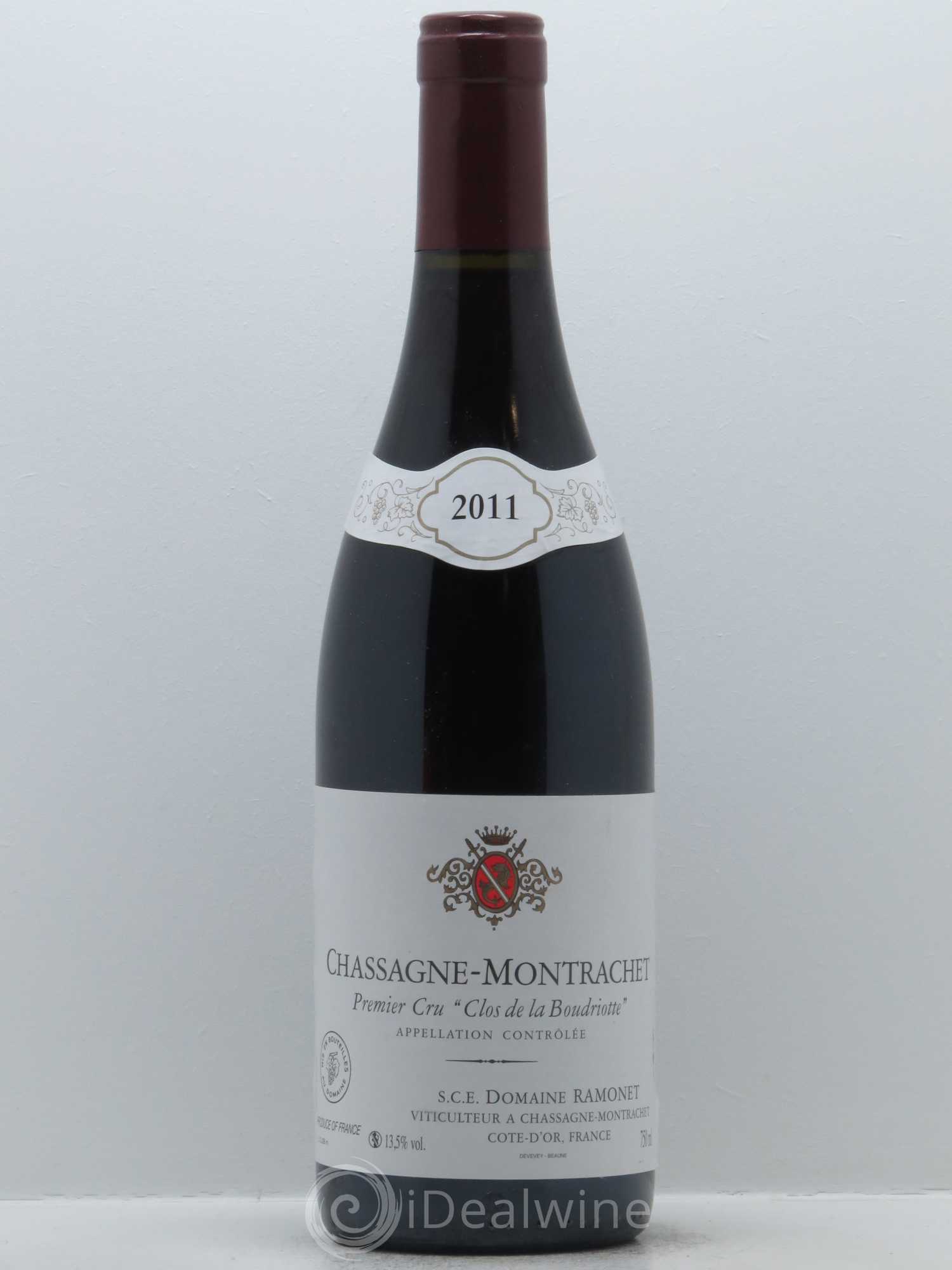 Chassagne-Montrachet 1er Cru Clos de la Boudriotte Ramonet (Domaine) 2011 - Lot de 1 bouteille - 0