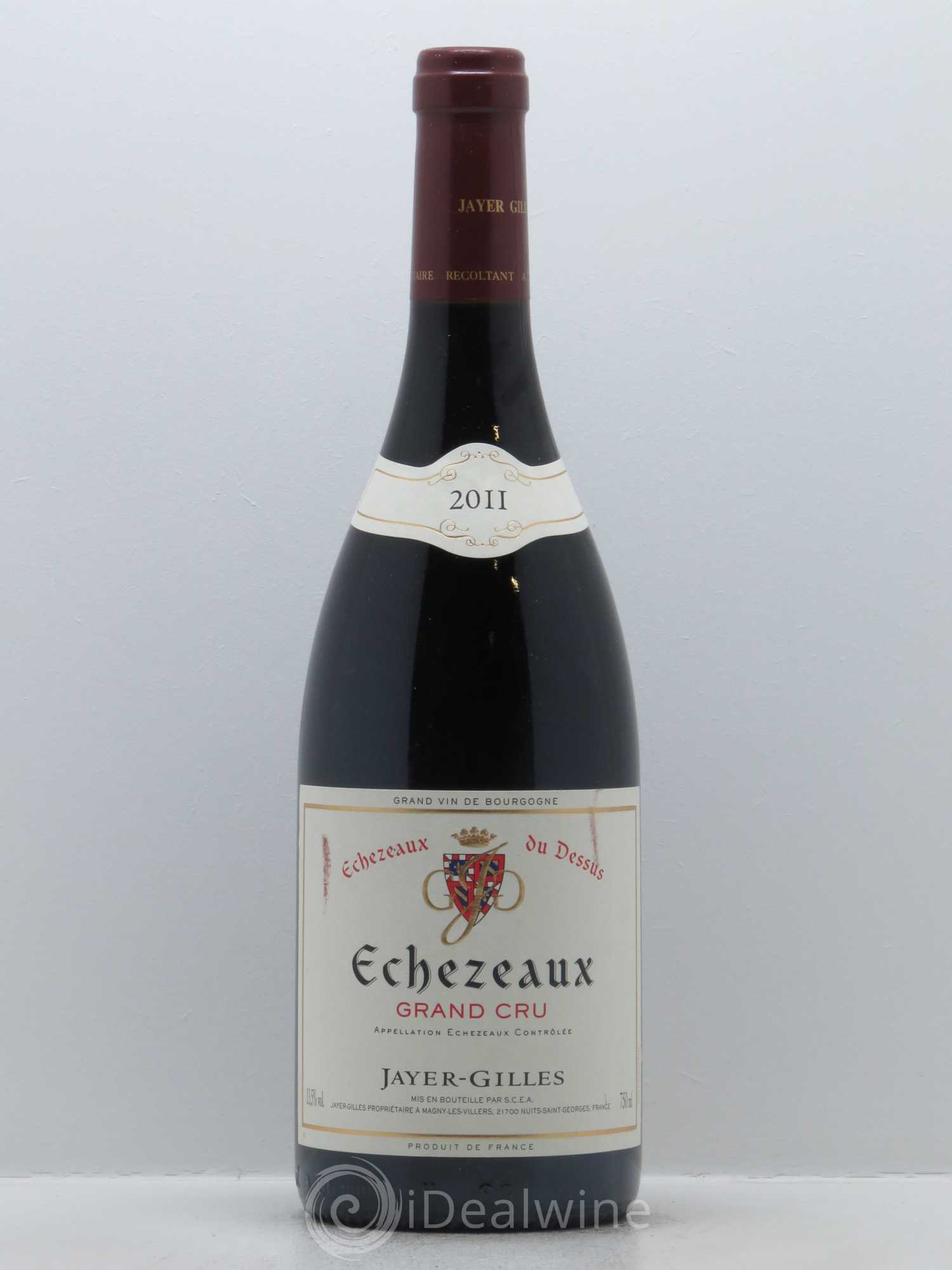 Echezeaux Grand Cru Du Dessus Hoffmann-Jayer (anciennement Jayer-Gilles) 2011 - Lot de 1 bouteille - 0
