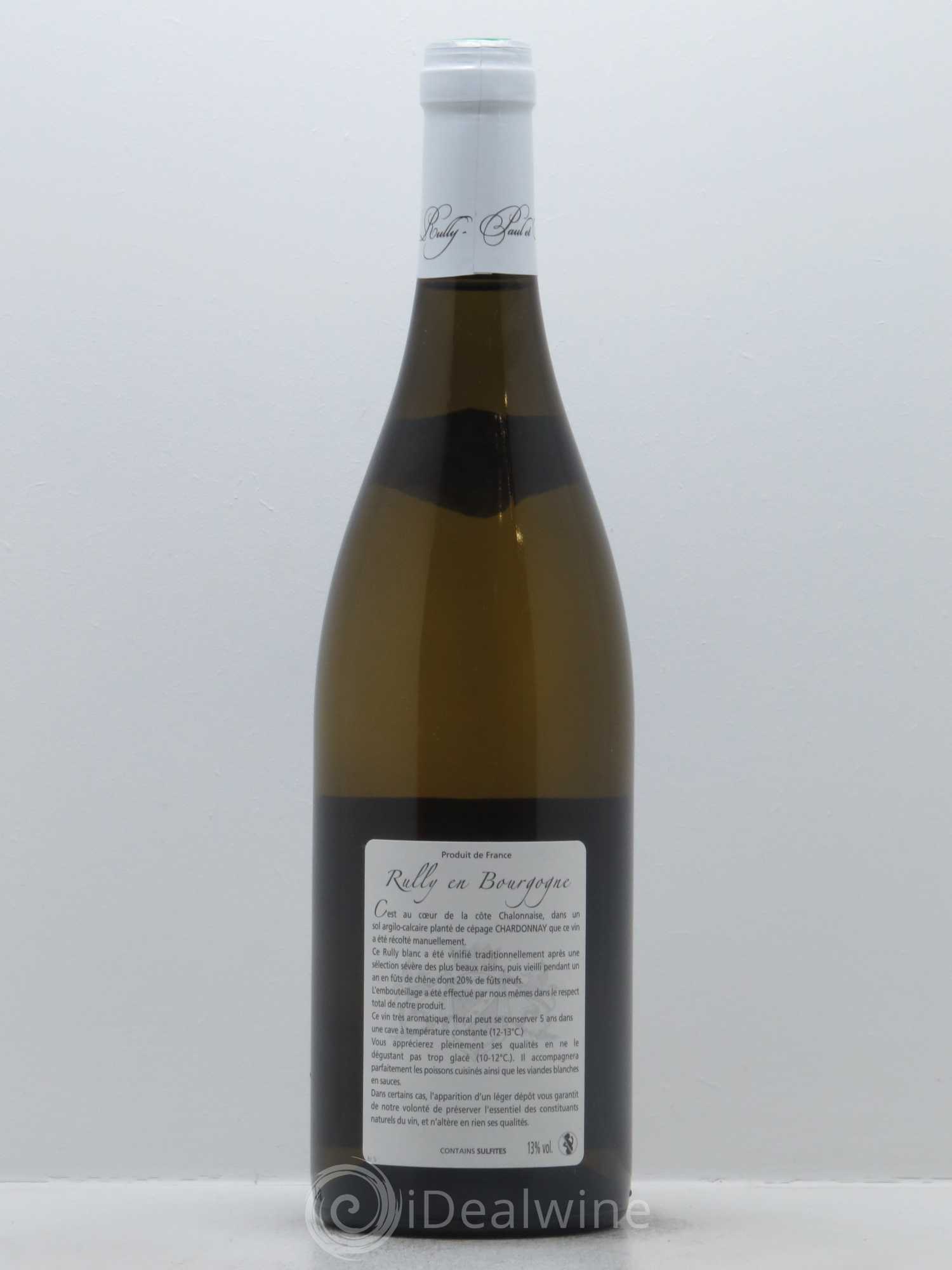 Rully 1er Cru Grésigny Paul & Marie Jacqueson 2013 - Lot de 1 bouteille - 1