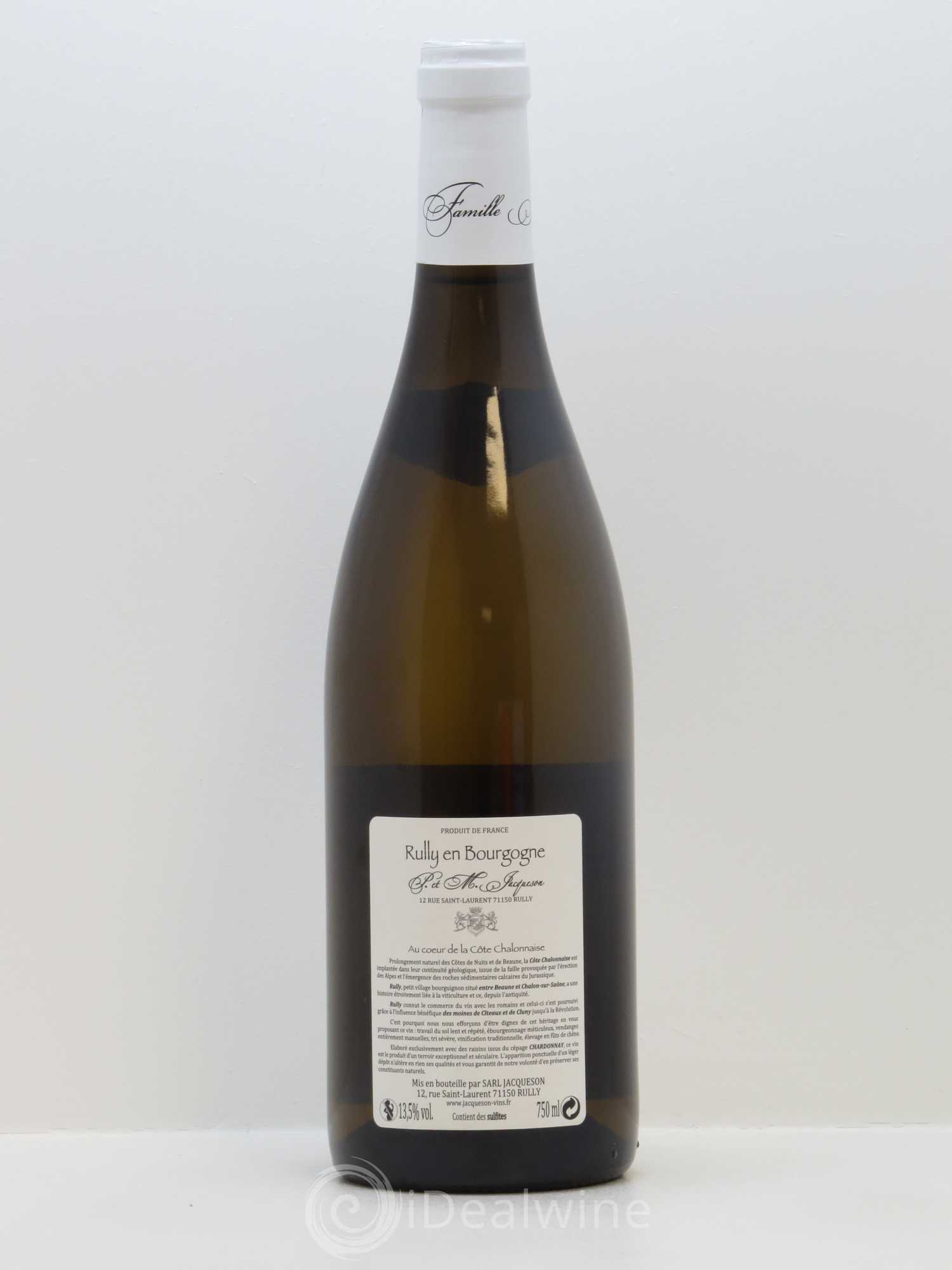 Rully 1er Cru La Pucelle Paul & Marie Jacqueson 2015 - Lot de 1 bouteille - 1