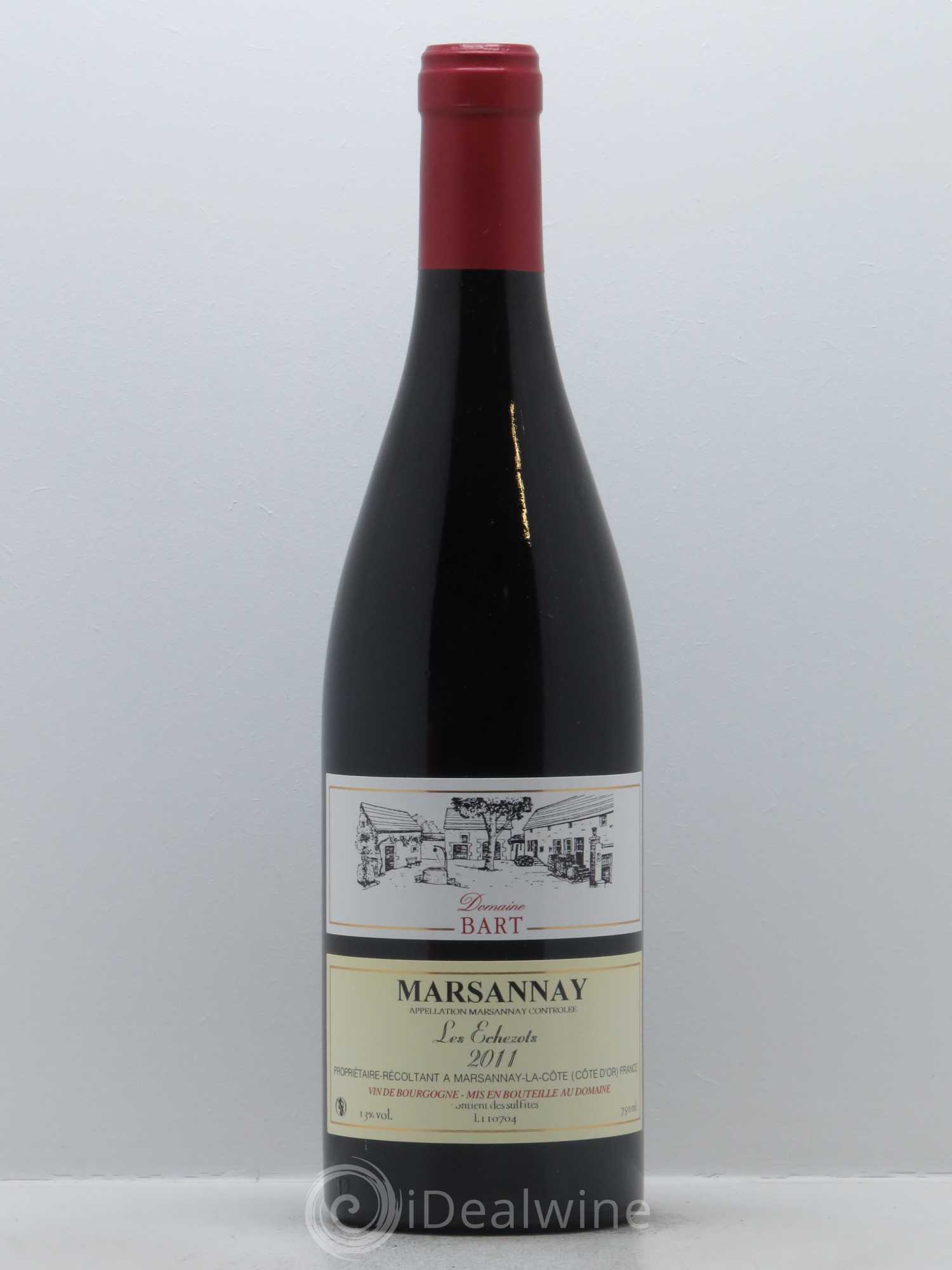 Marsannay Les Echézots Bart (Domaine) 2011 - Lot de 1 bouteille - 0