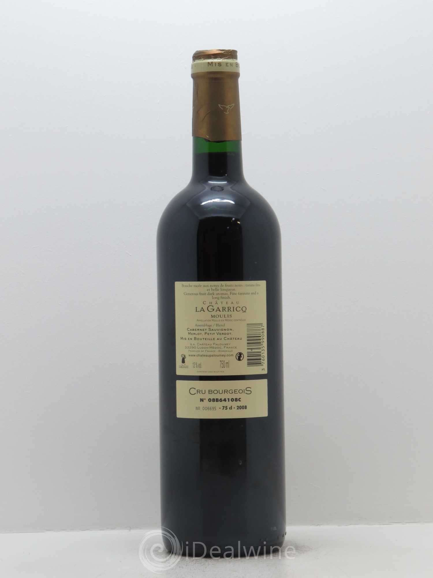 Château La Garricq 2008 - Lotto di 1 bottiglia - 1