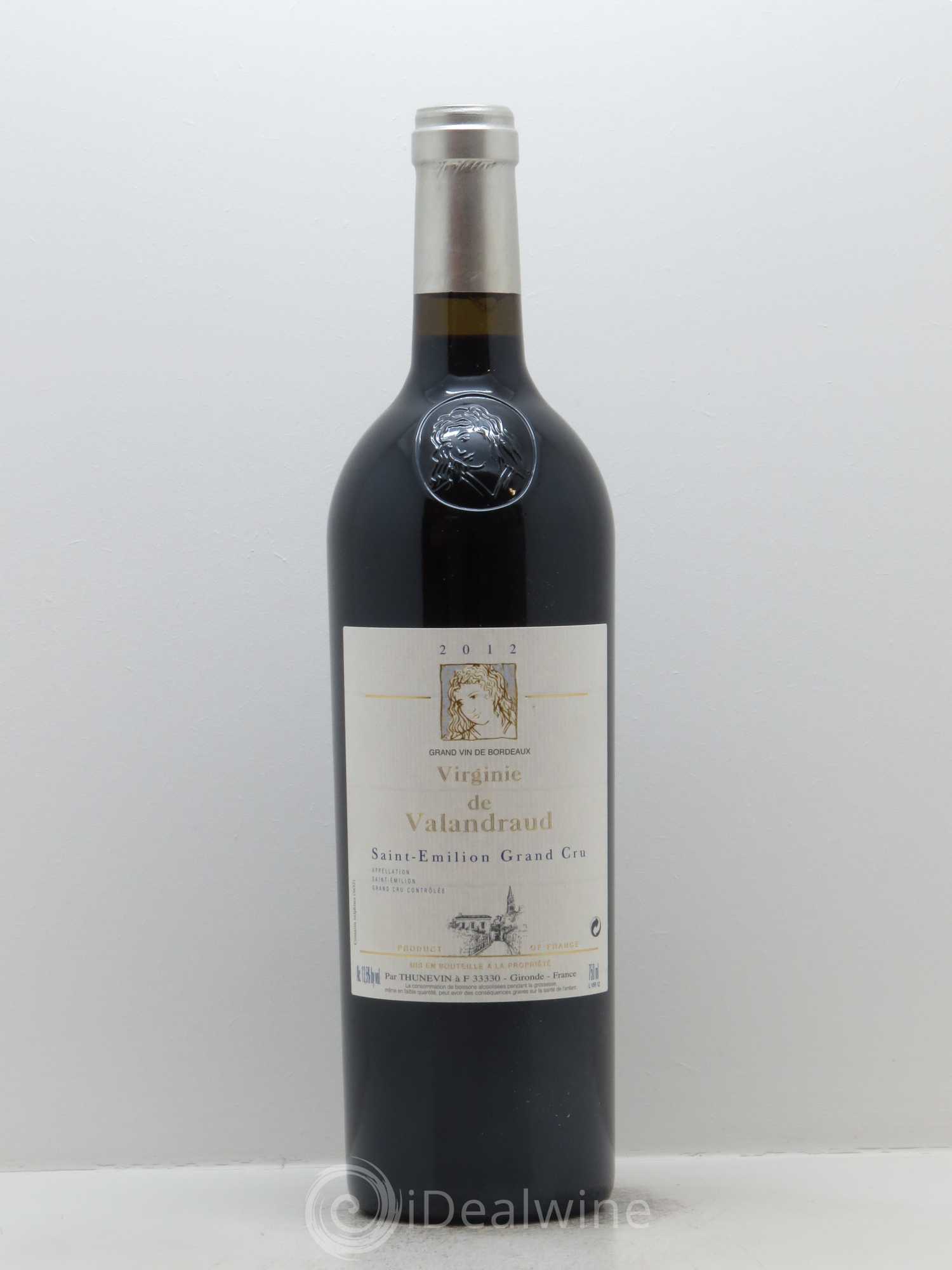 Virginie de Valandraud 2012 - Lot de 1 bouteille - 0