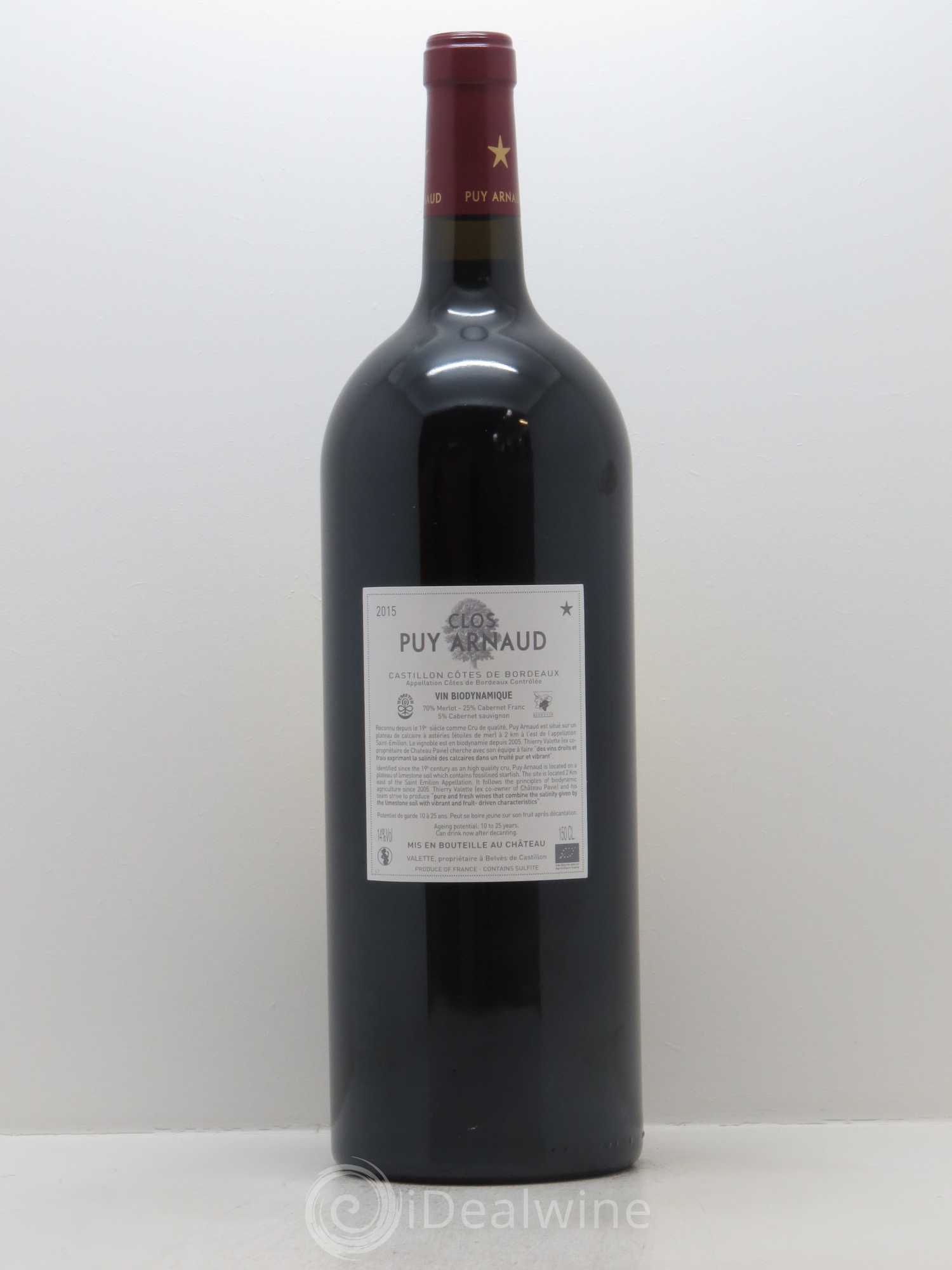 Clos Puy Arnaud 2015 - Lot de 1 magnum - 1