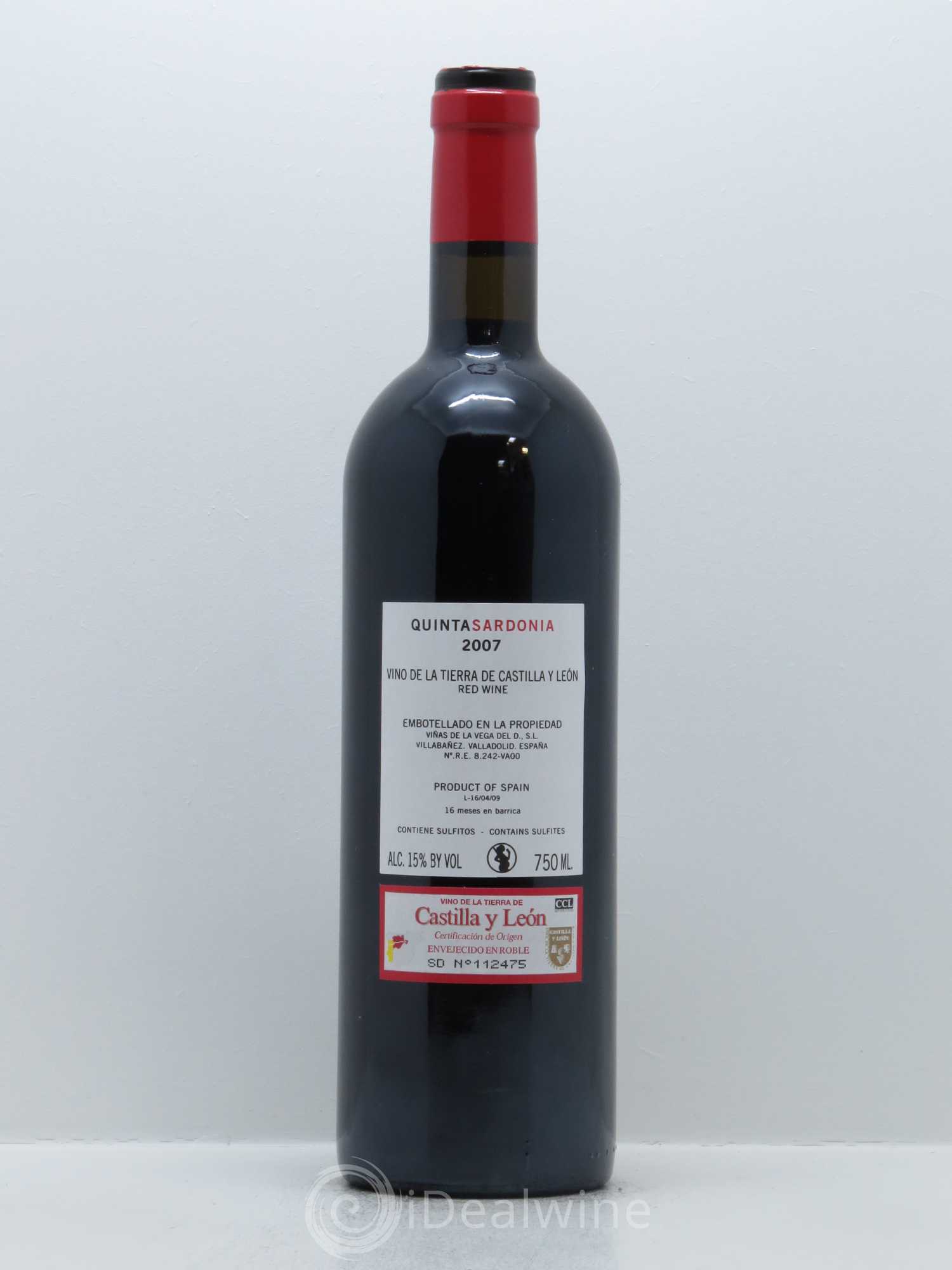 Castilla y Leon QS Quinta Sardonia 2007 - Lot de 1 bouteille - 1