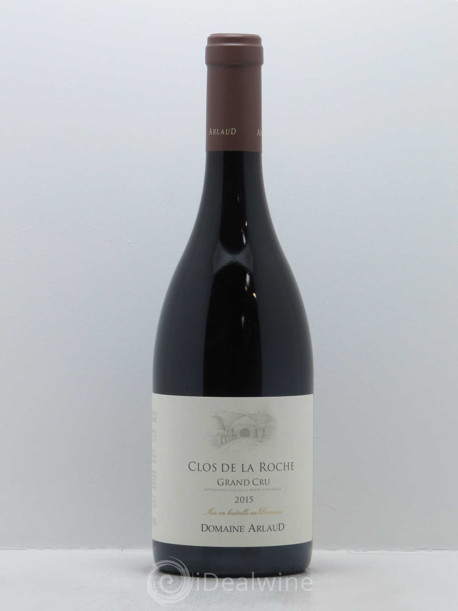 Clos de la Roche Grand Cru Arlaud 2015 - Lot de 1 bouteille - 0