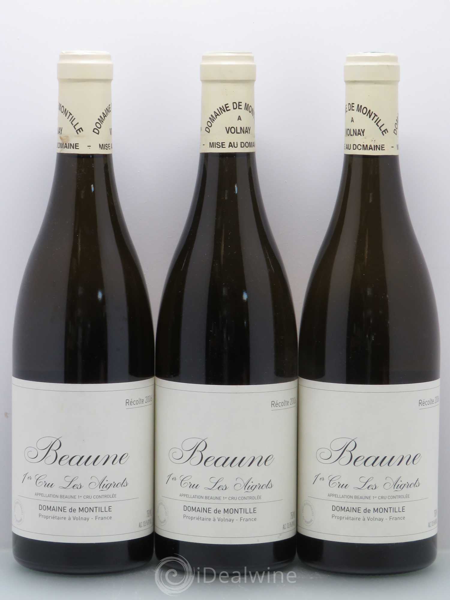 Beaune 1er Cru Les Aigrots De Montille (Domaine) 2006 - Lot de 3 bouteilles - 0