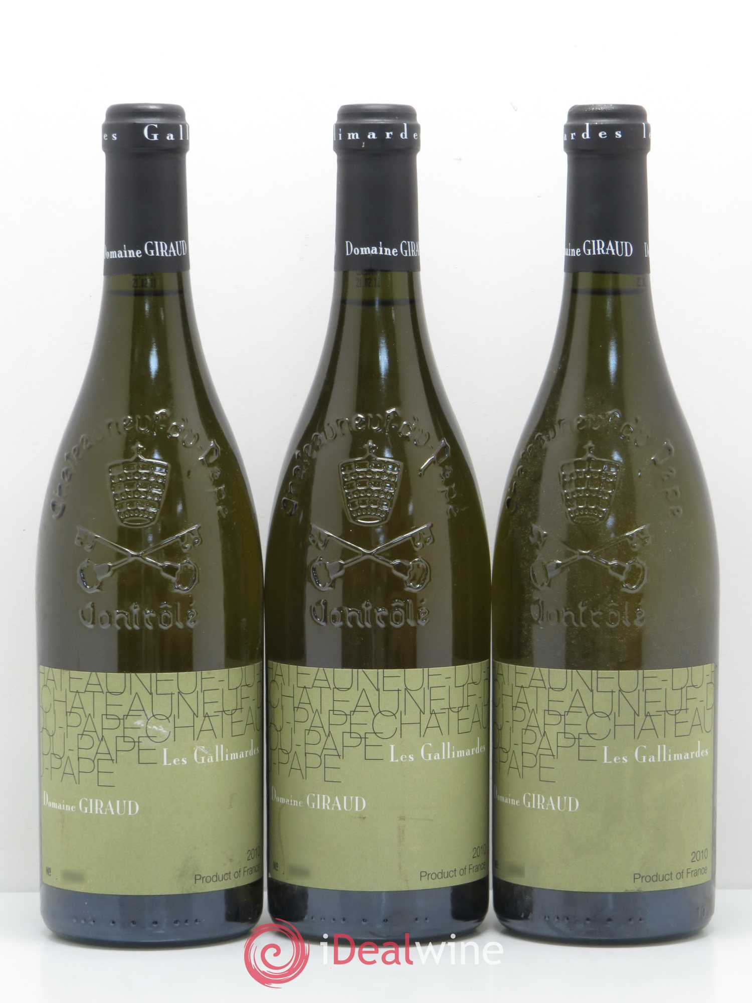 Châteauneuf-du-Pape Les Gallimardes Domaine Giraud 2010 - Posten von 3 Flaschen - 0