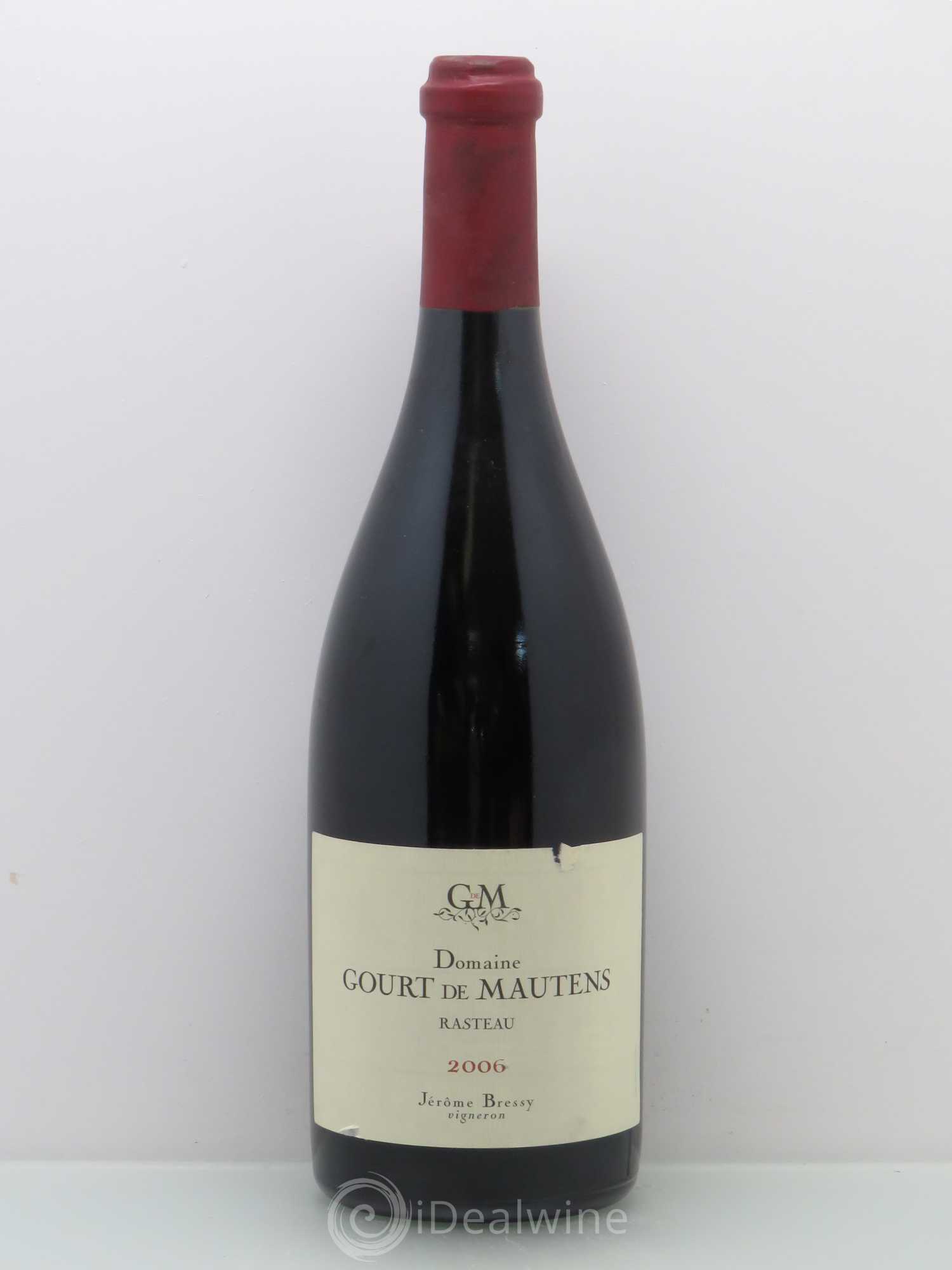 Rasteau Domaine Gourt de Mautens - Jérôme Bressy 2006 - Lot de 1 bouteille - 0