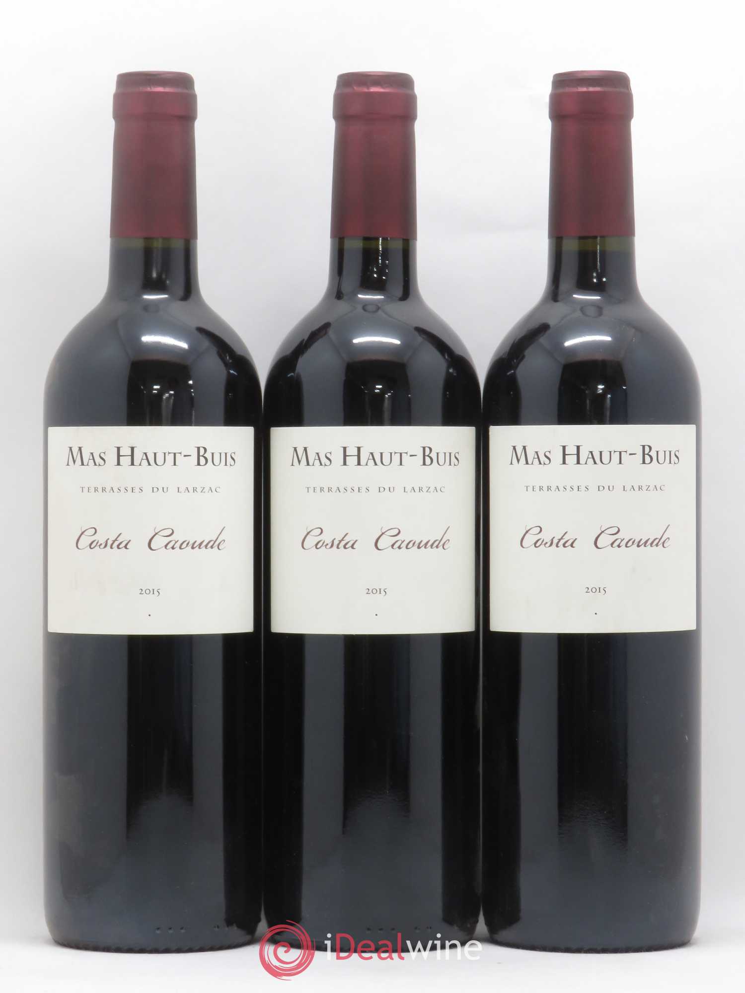 Terrasses du Larzac Costa Caoude Domaine Mas Haut Buis 2015 - Lot de 3 bouteilles - 0