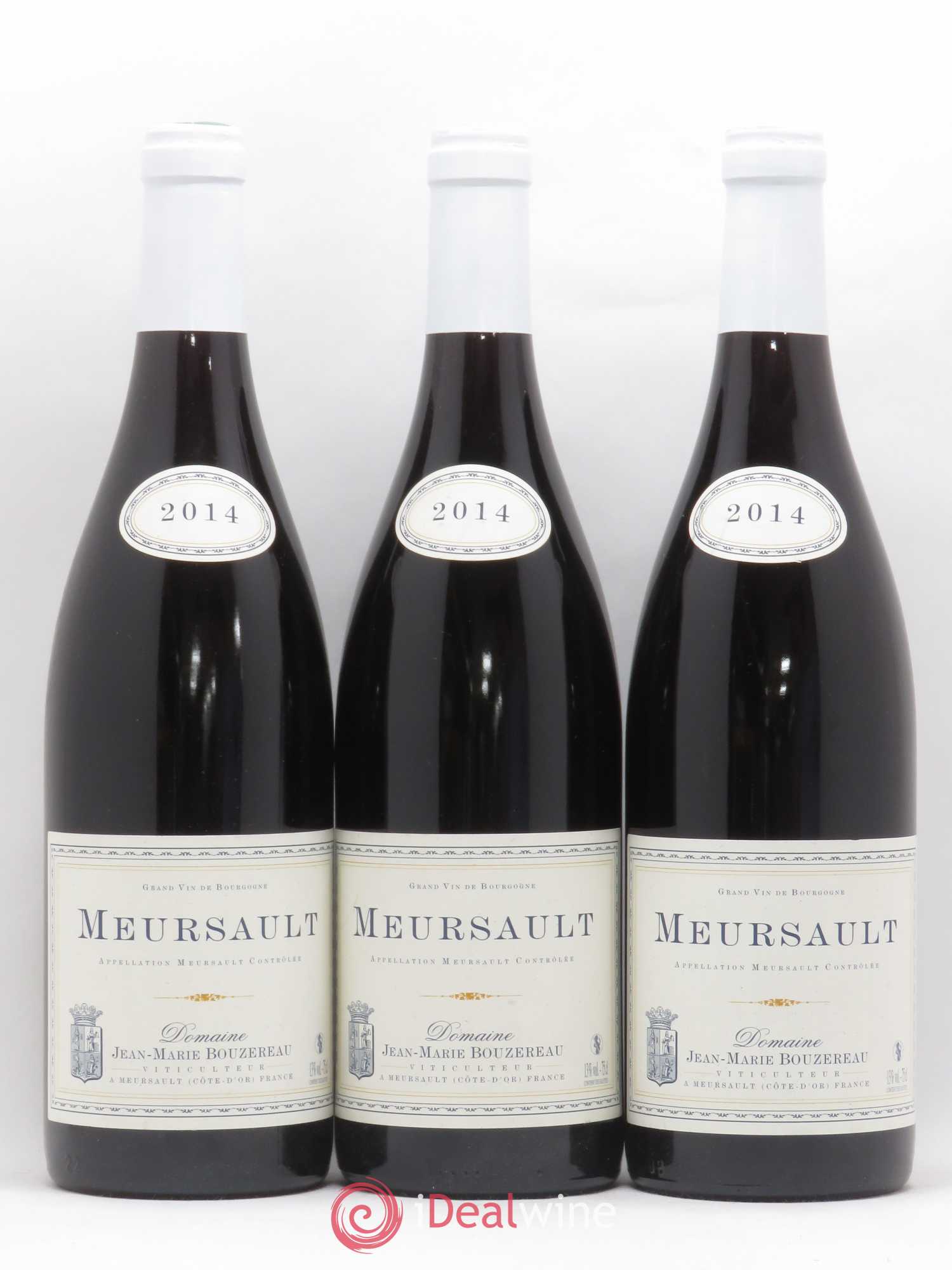 Meursault Jean Marie Bouzereau 2014 - Posten von 6 Flaschen - 1