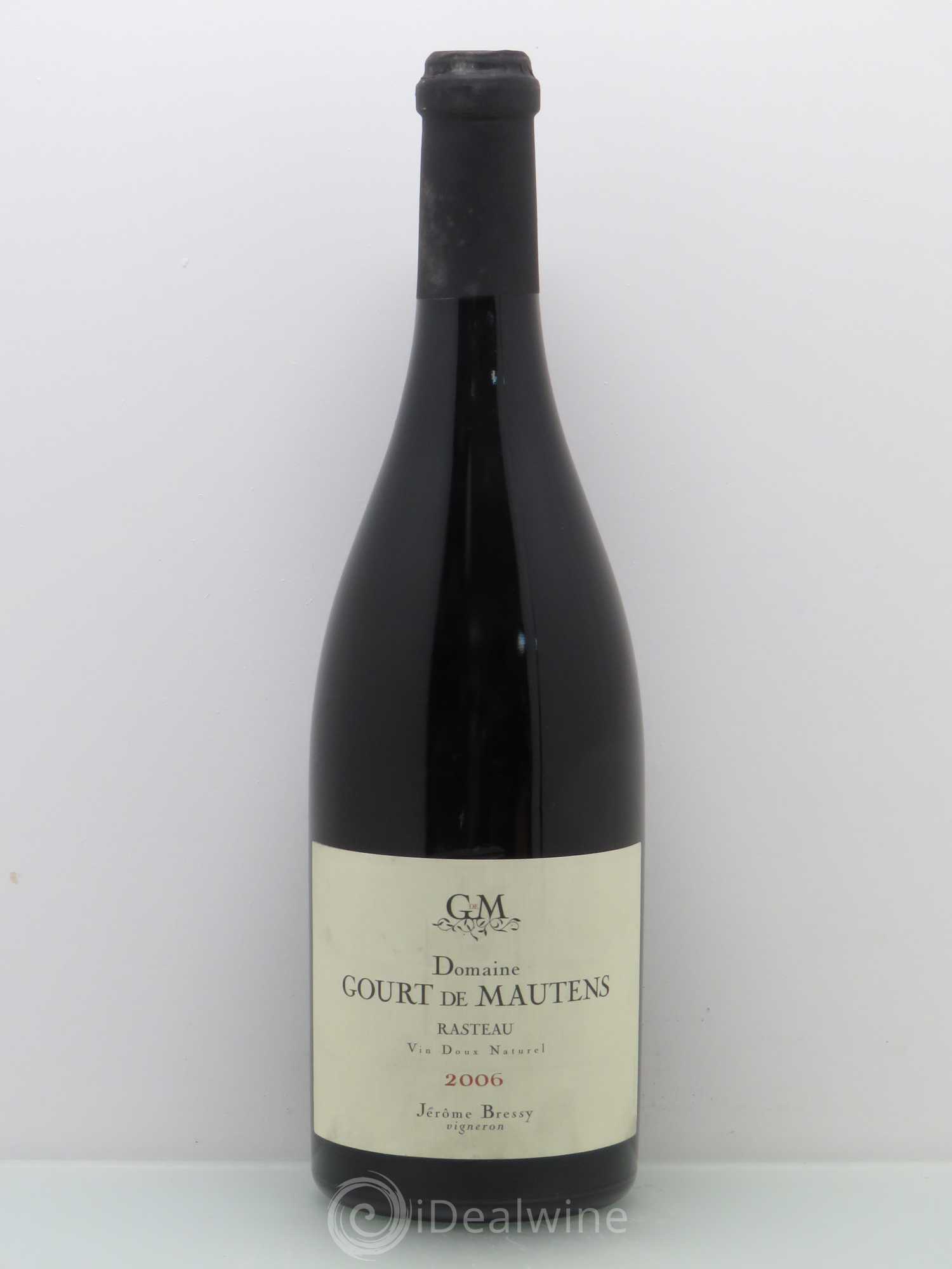 Rasteau Domaine Gourt de Mautens - Jérôme Bressy Vin Doux Naturel 2006 - Lot de 1 bouteille - 0