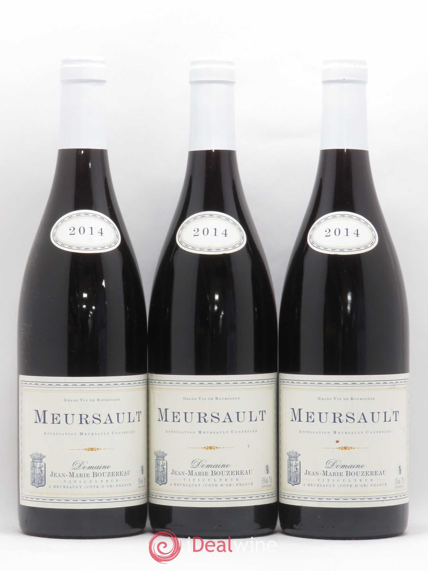 Meursault Jean Marie Bouzereau 2014 - Posten von 3 Flaschen - 0