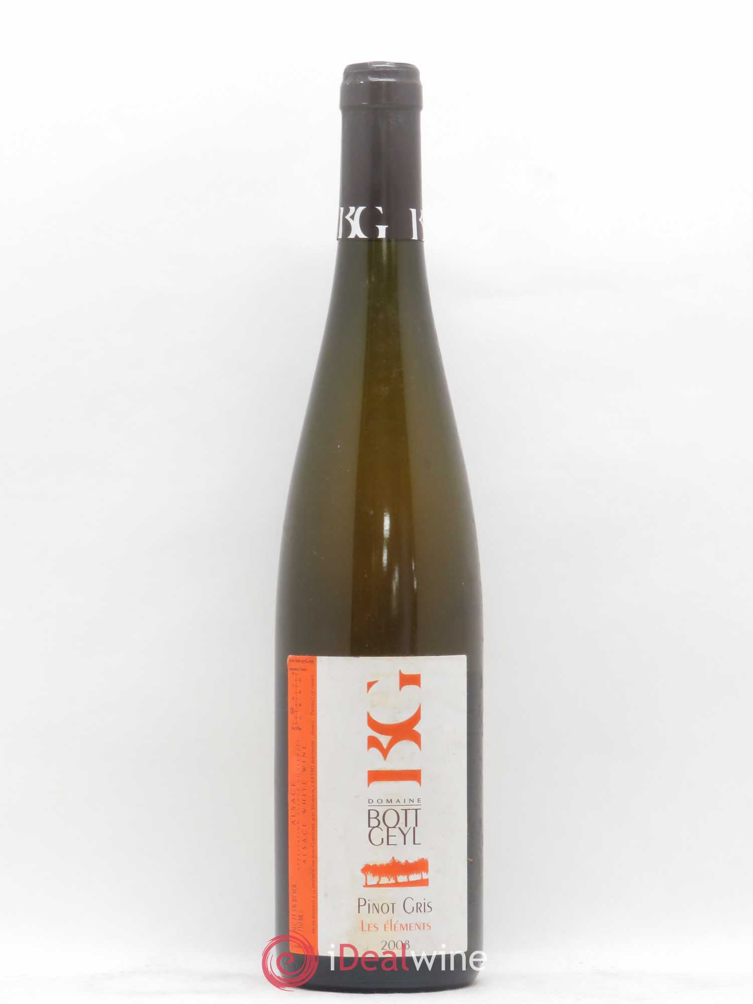 Alsace Pinot Gris Les Eléments Bott-Geyl (Domaine) 2008 - Lot de 1 bouteille - 0