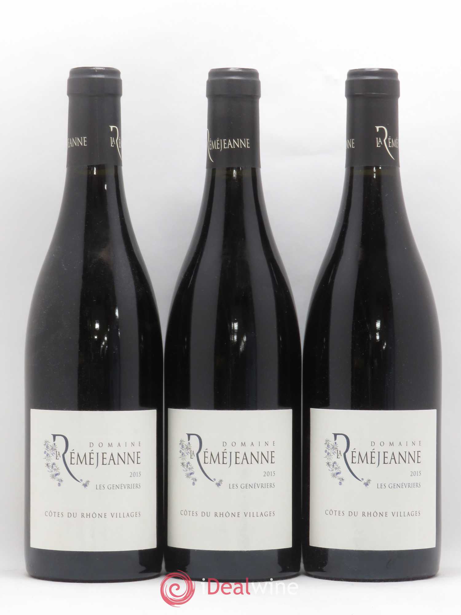 Côtes-du-Rhône Les Genevriers La Réméjeanne 2015 - Posten von 3 Flaschen - 0