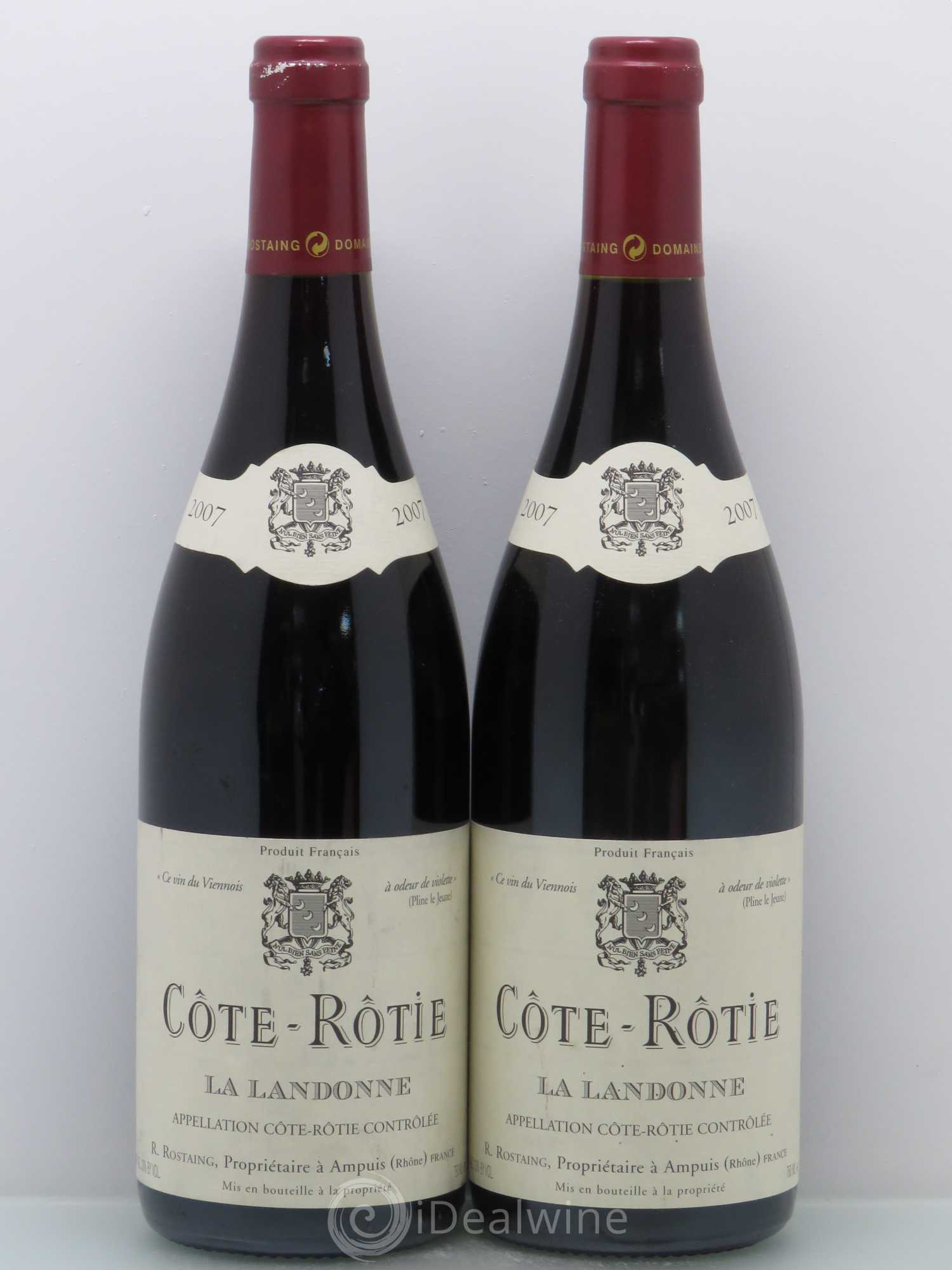 Côte-Rôtie La Landonne René Rostaing 2007 - Lot de 2 bouteilles - 0