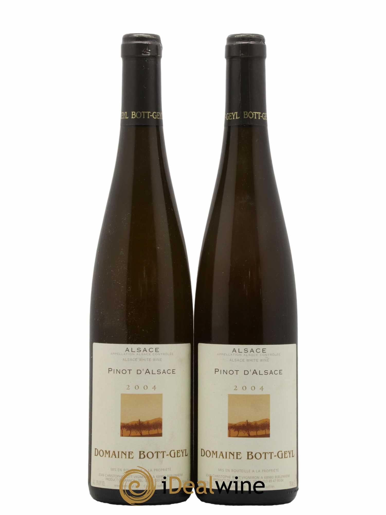 Alsace Pinot d'Alsace Bott Geyl (sans prix de réserve) 2004 - Lot de 2 bouteilles - 0