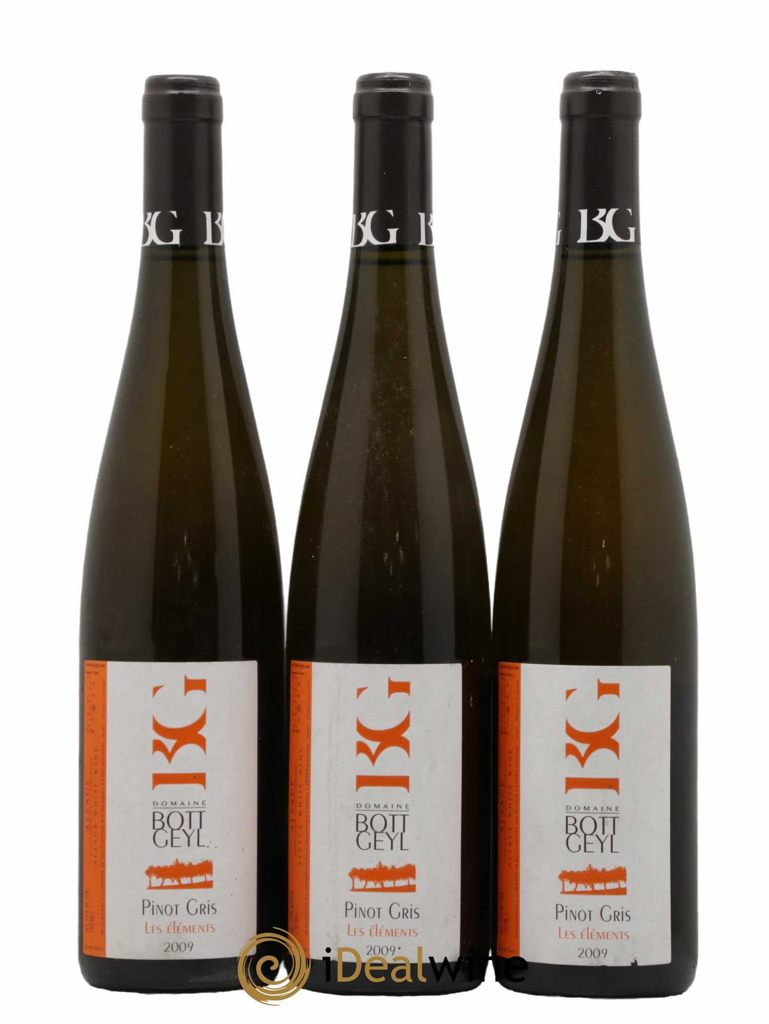Alsace Pinot Gris Les Eléments Bott-Geyl (Domaine) 2009 - Lot de 3 bouteilles - 0
