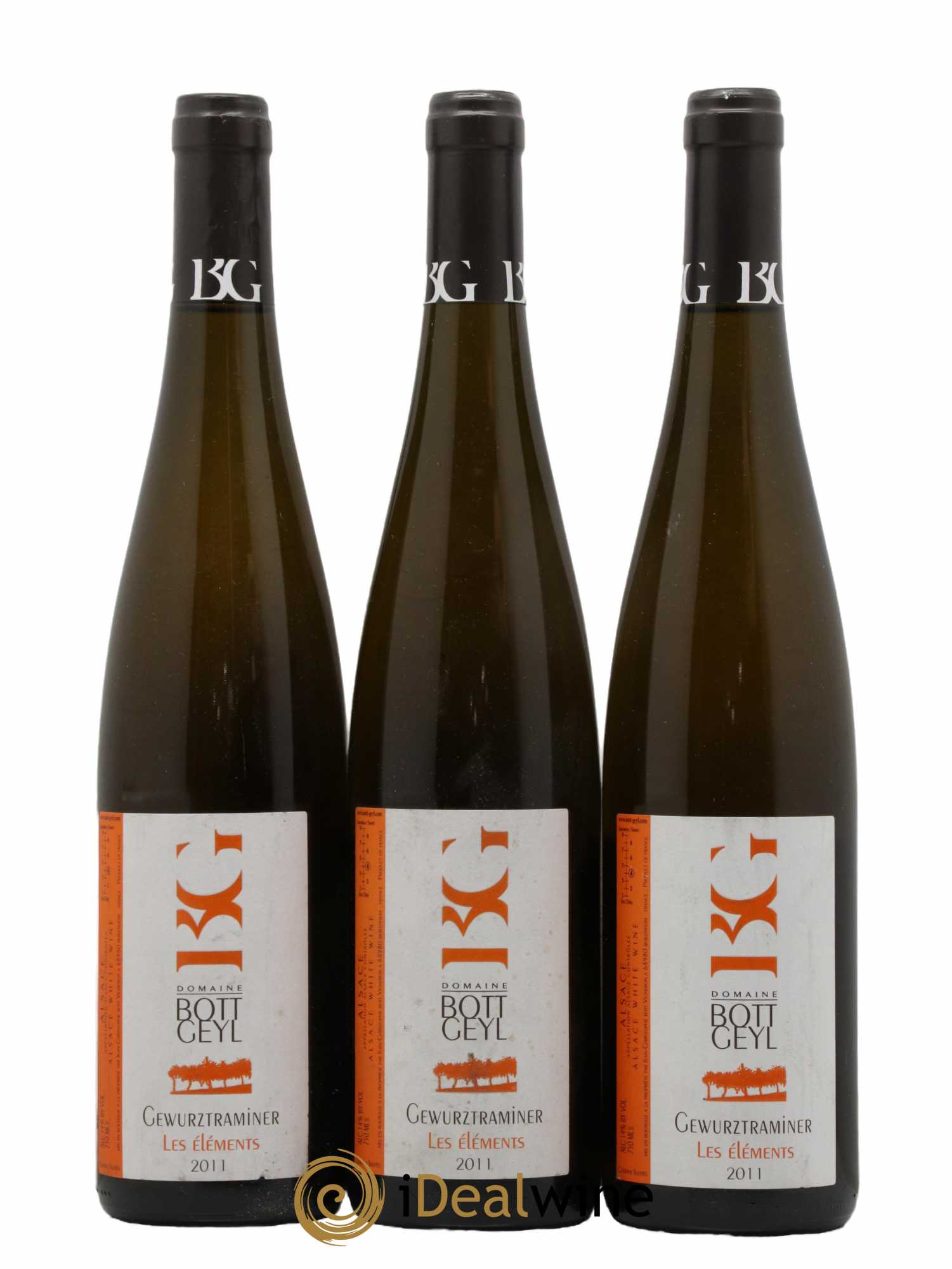 Alsace Gewurztraminer Les Elements Bott Geyl 2011 - Lot de 3 bouteilles - 0