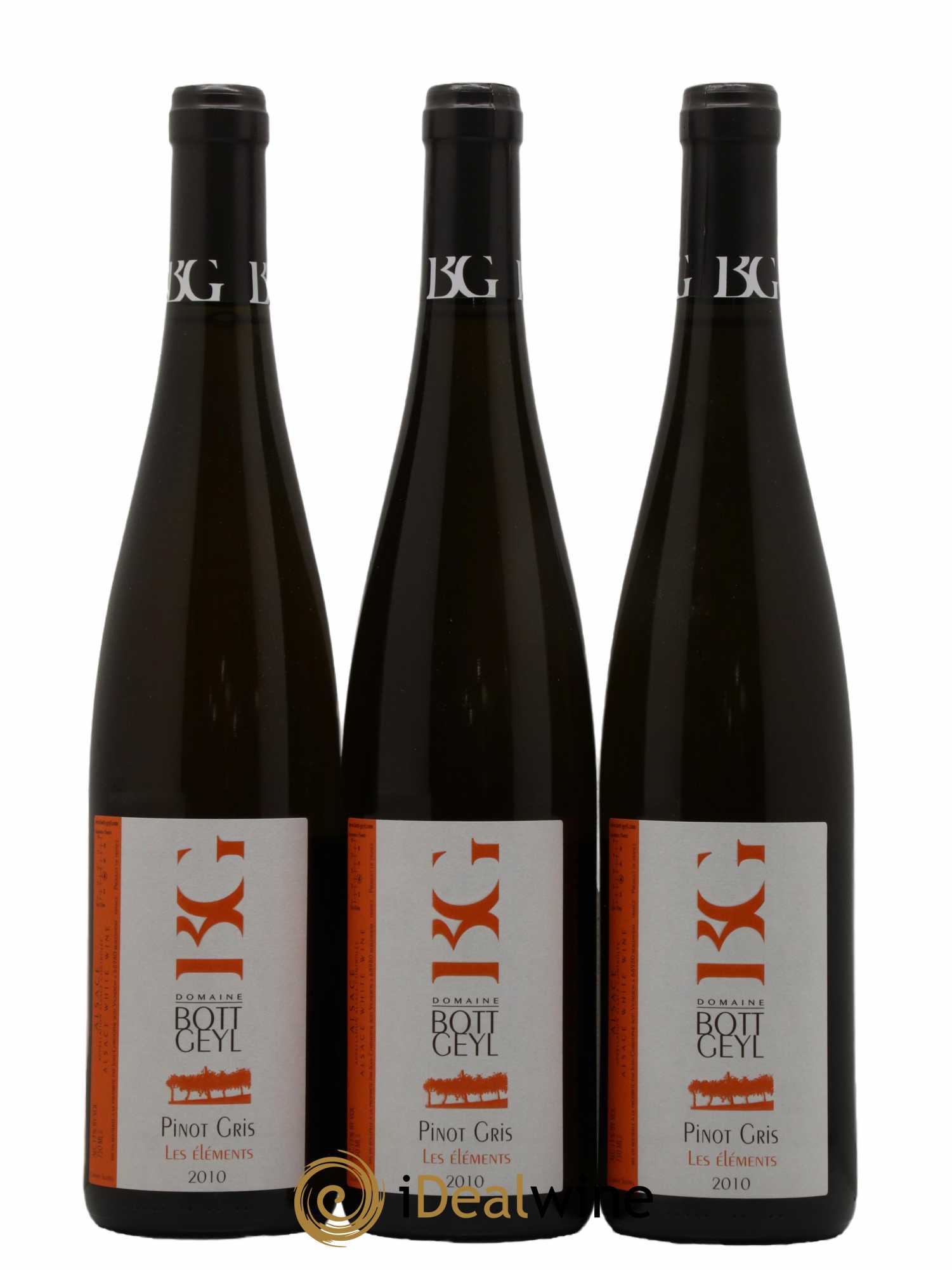 Alsace Pinot Gris Les Eléments Bott-Geyl (Domaine) 2010 - Lot de 3 bouteilles - 0