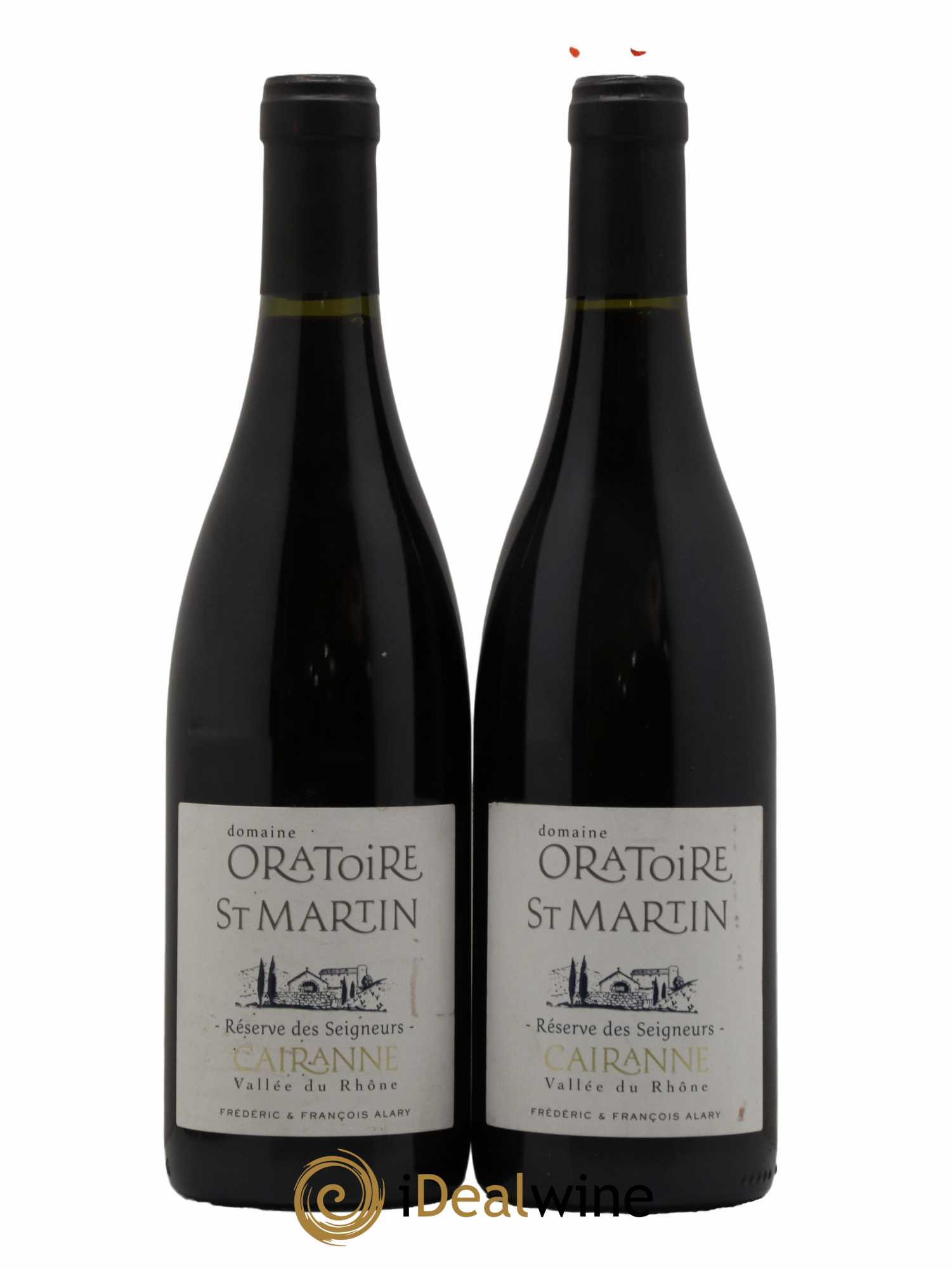 Cairanne Réserve des Seigneurs Oratoire Saint-Martin - Frédéric et François Alary 2015 - Lot de 2 bouteilles - 0