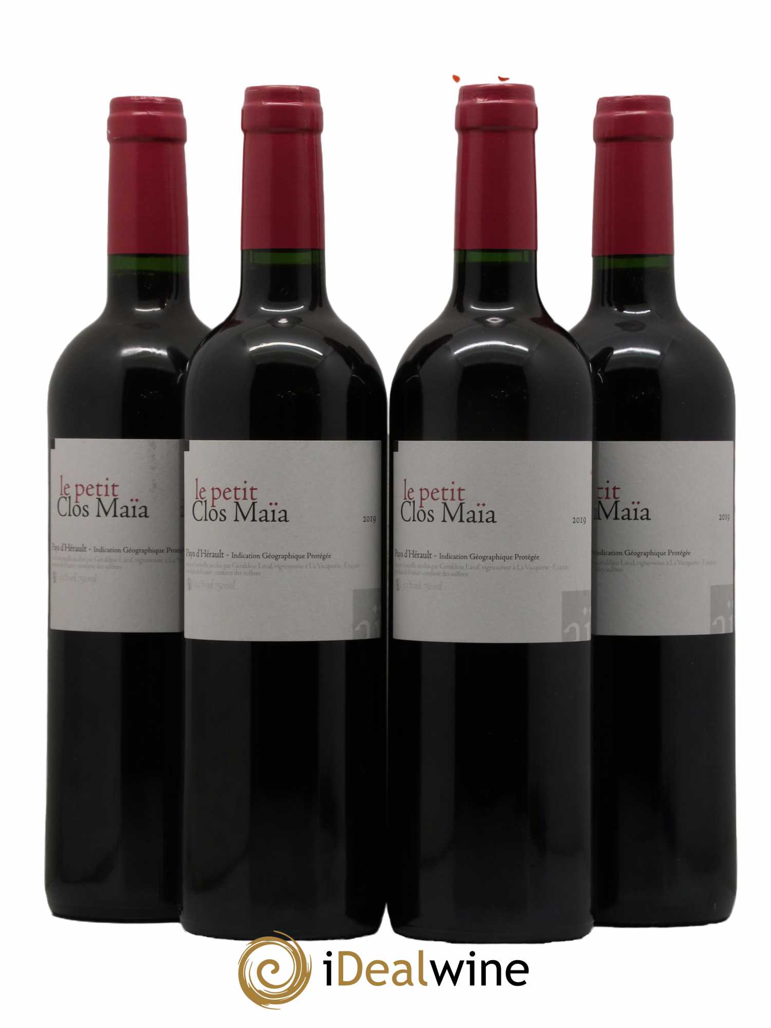 Pays d'Hérault Clos Maia Le Petit Clos (sans prix de réserve) 2019 - Lot de 4 bouteilles - 0