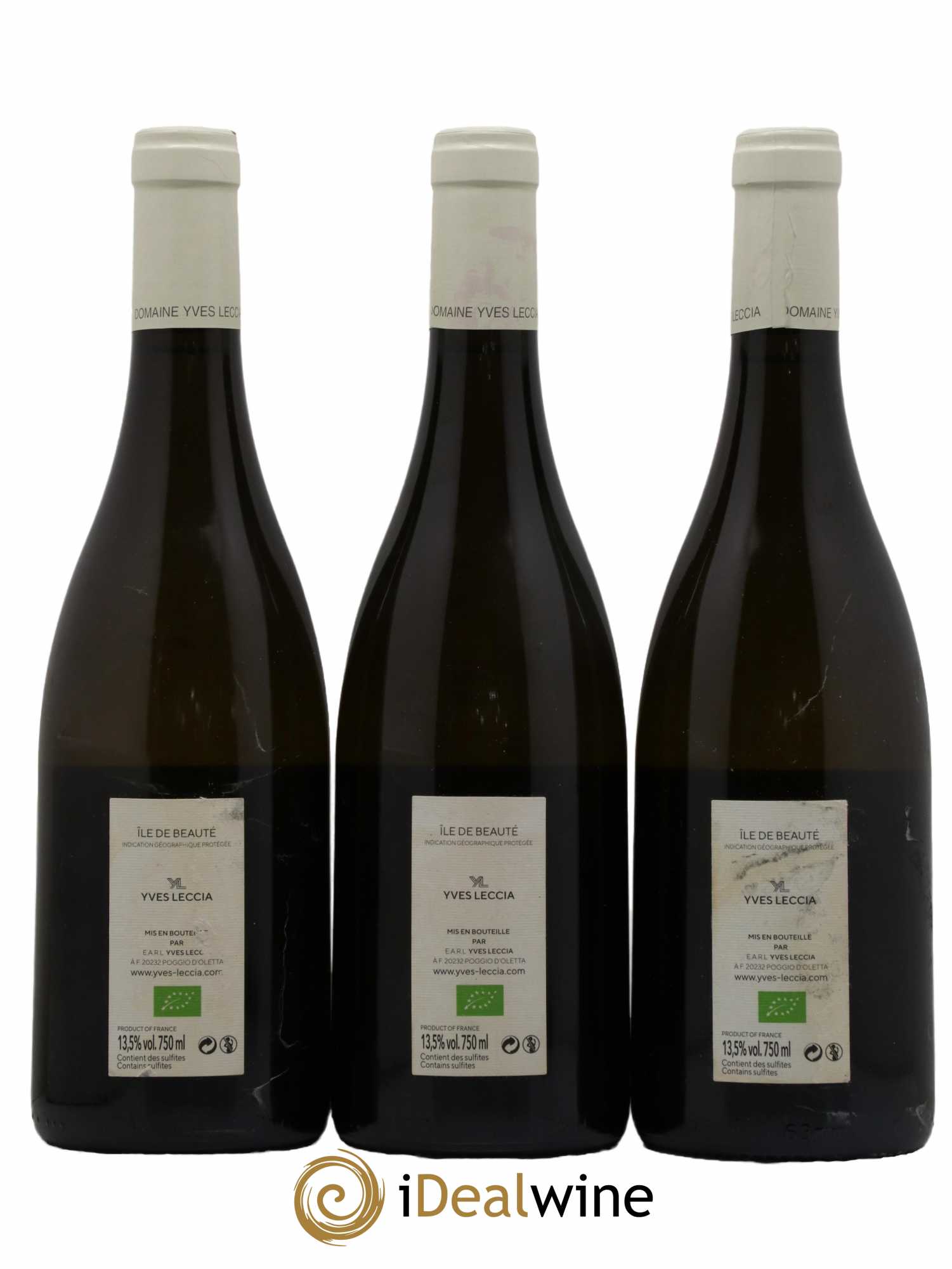Ile de Beauté Cuvée YL Yves Leccia (sans prix de réserve) 2017 - Lot de 3 bouteilles - 1