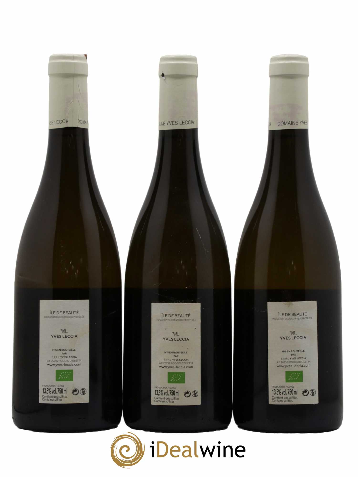 Ile de Beauté Cuvée YL Yves Leccia (sans prix de réserve) 2017 - Lot de 3 bouteilles - 1