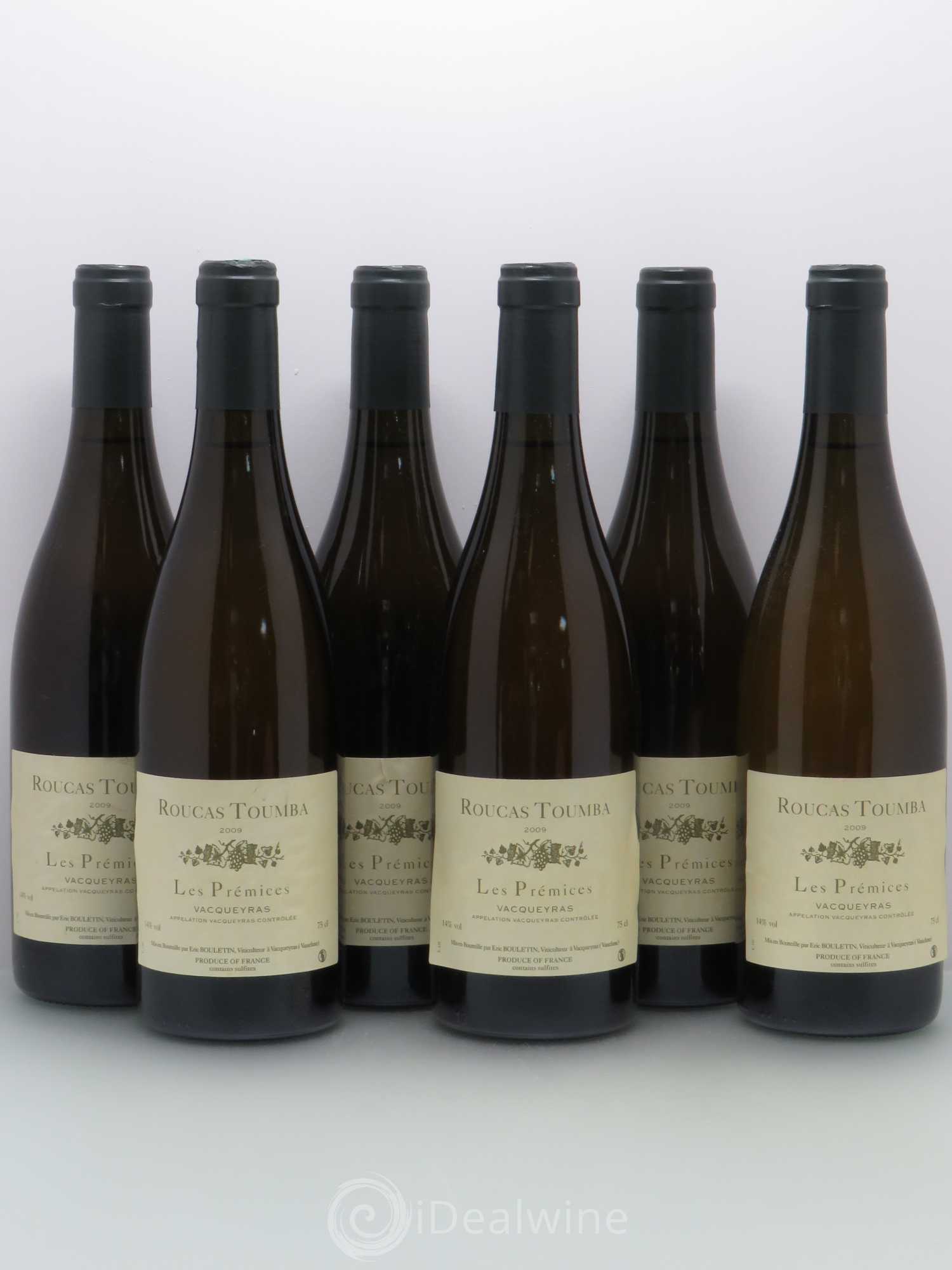 VDP de Méditerranée (anciennement Vacqueyras) Les Prémices Roucas Toumba 2009 - Lot de 6 bouteilles - 0